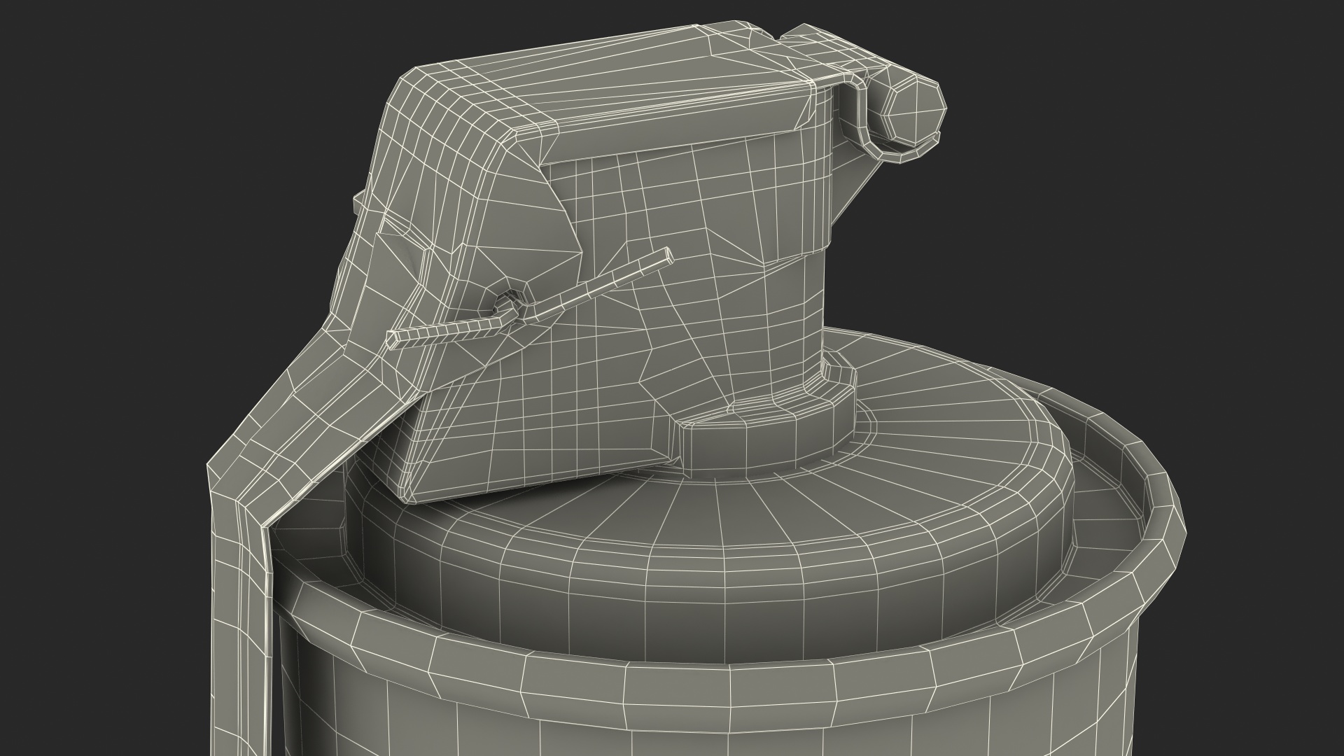 M18 Colored Smoke Grenade Red 3D model