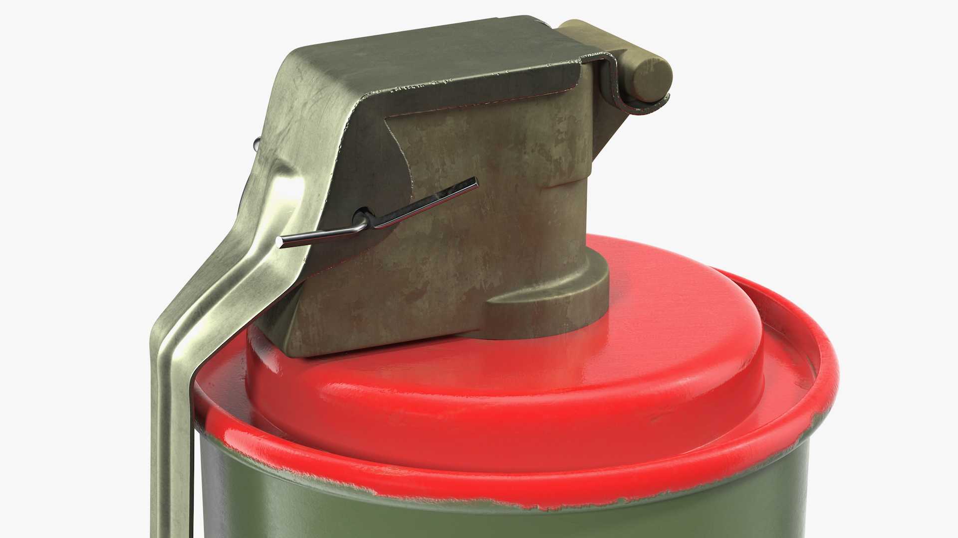 M18 Colored Smoke Grenade Red 3D model