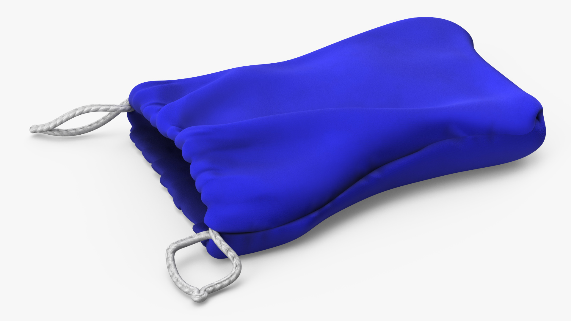 3D Blue Cloth Pouch