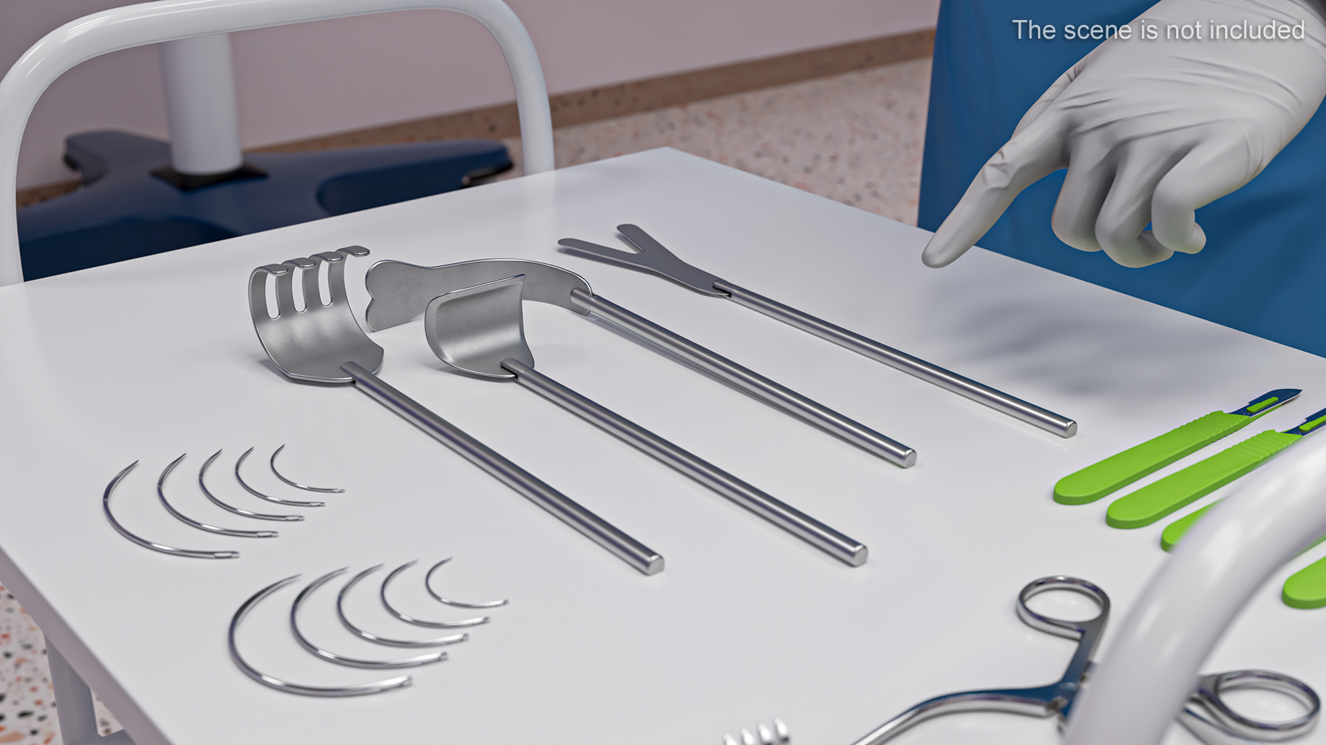 3D model Surgical Retractor System