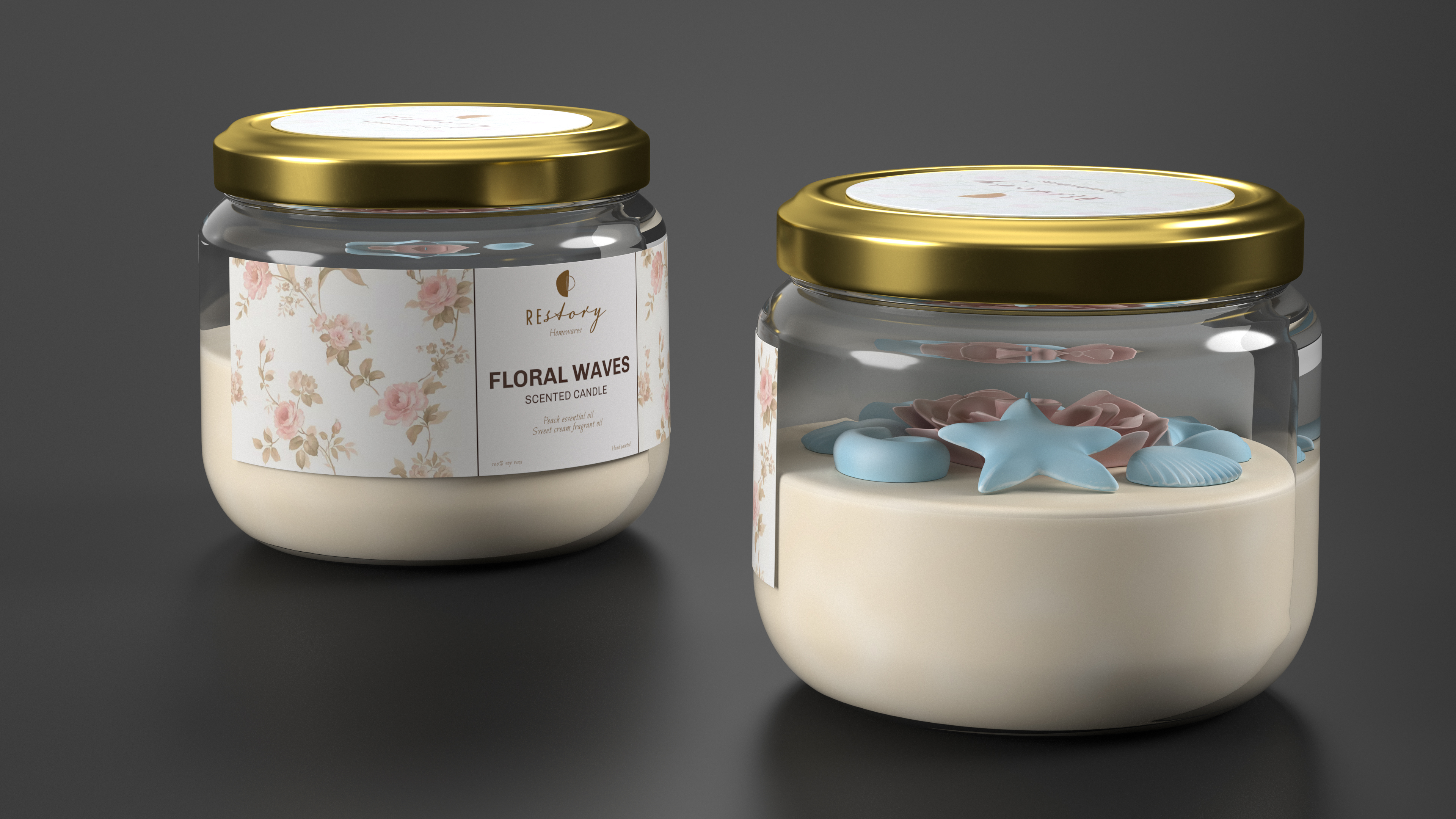 3D Jar Candle ReStory model