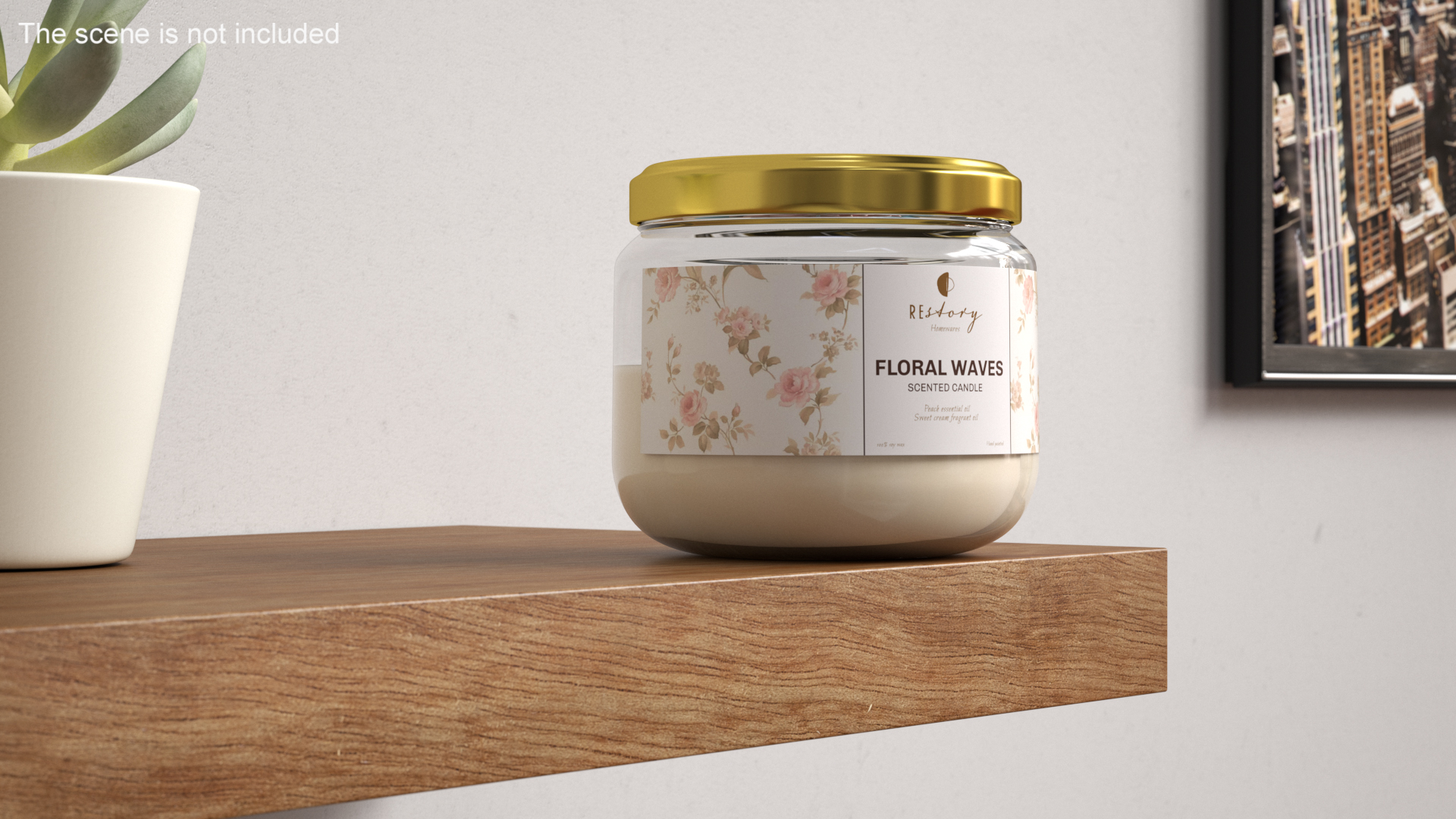 3D Jar Candle ReStory model