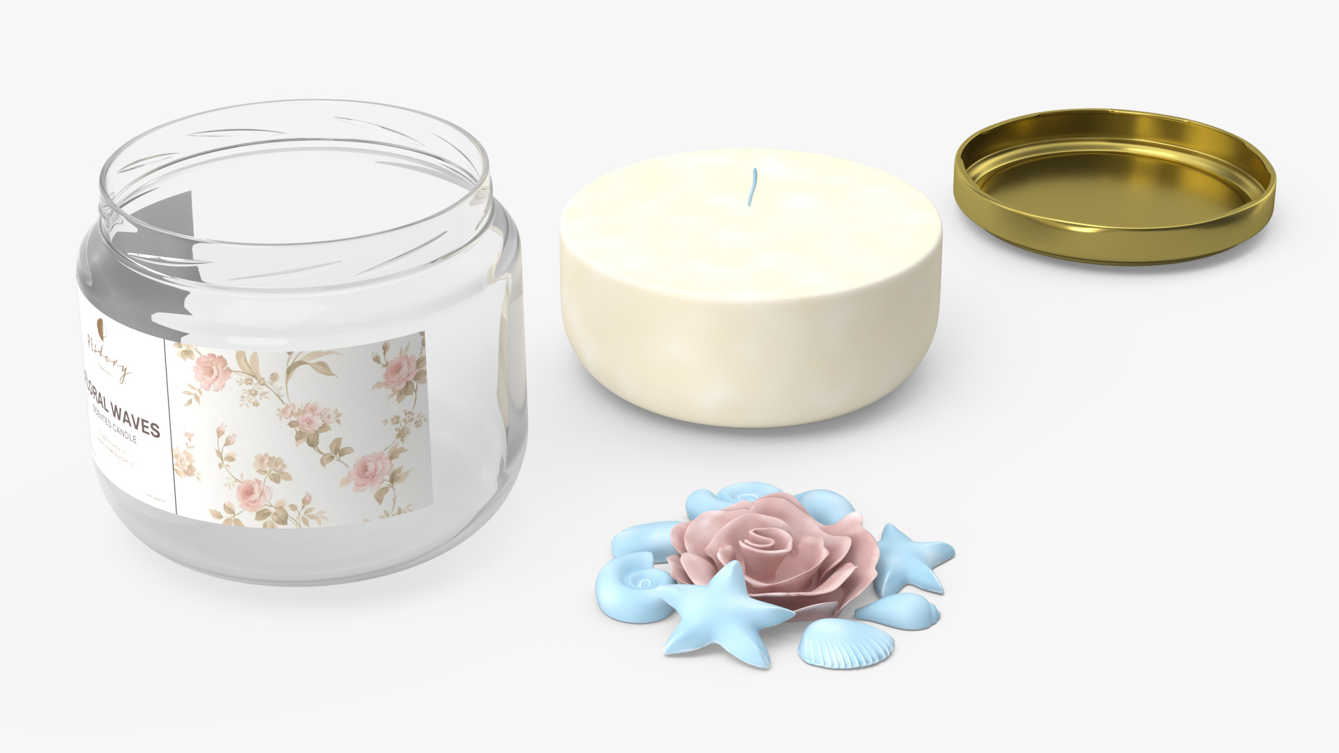 3D Jar Candle ReStory model
