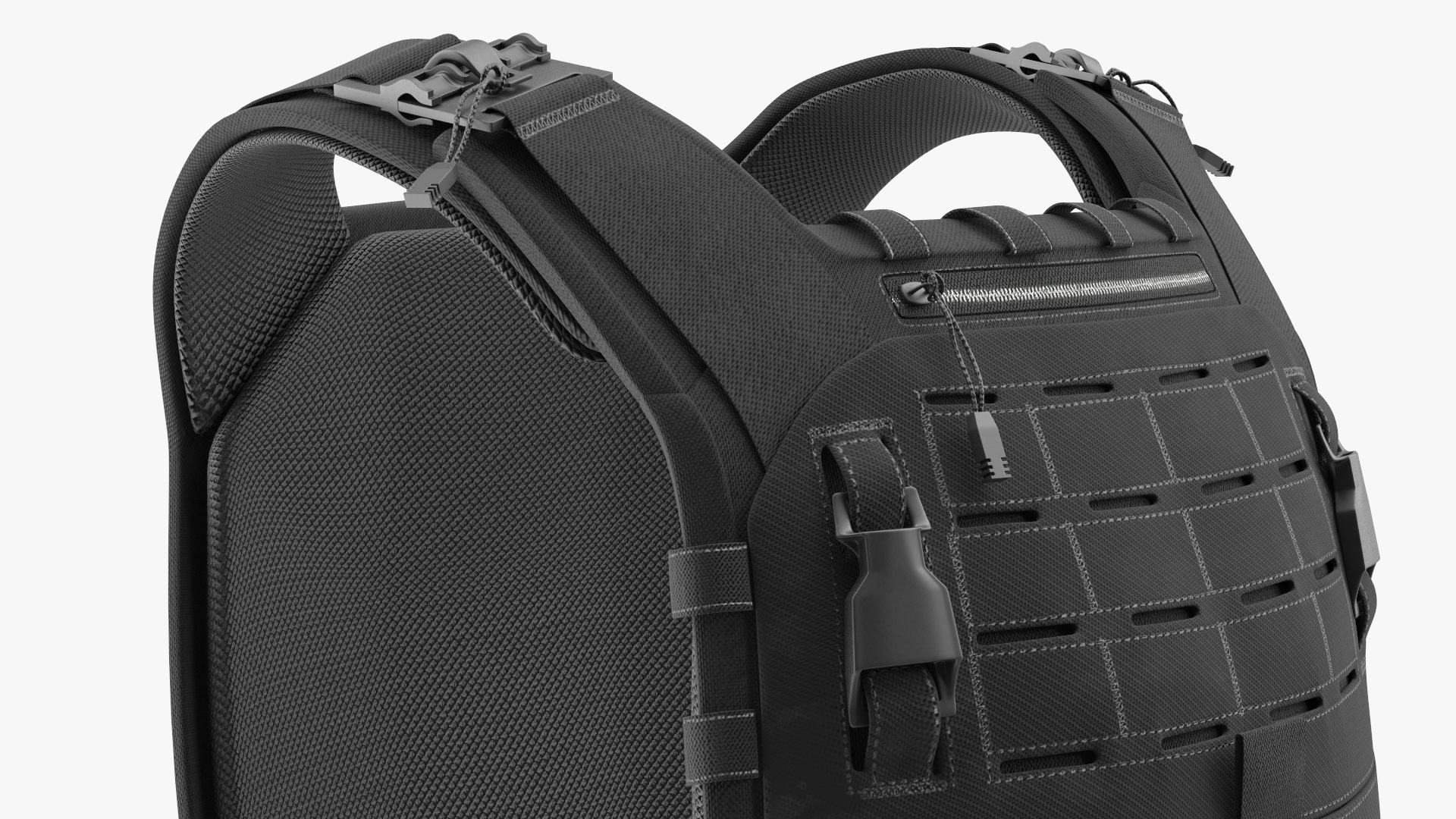 3D Plate Carrier Ballistic Vest model
