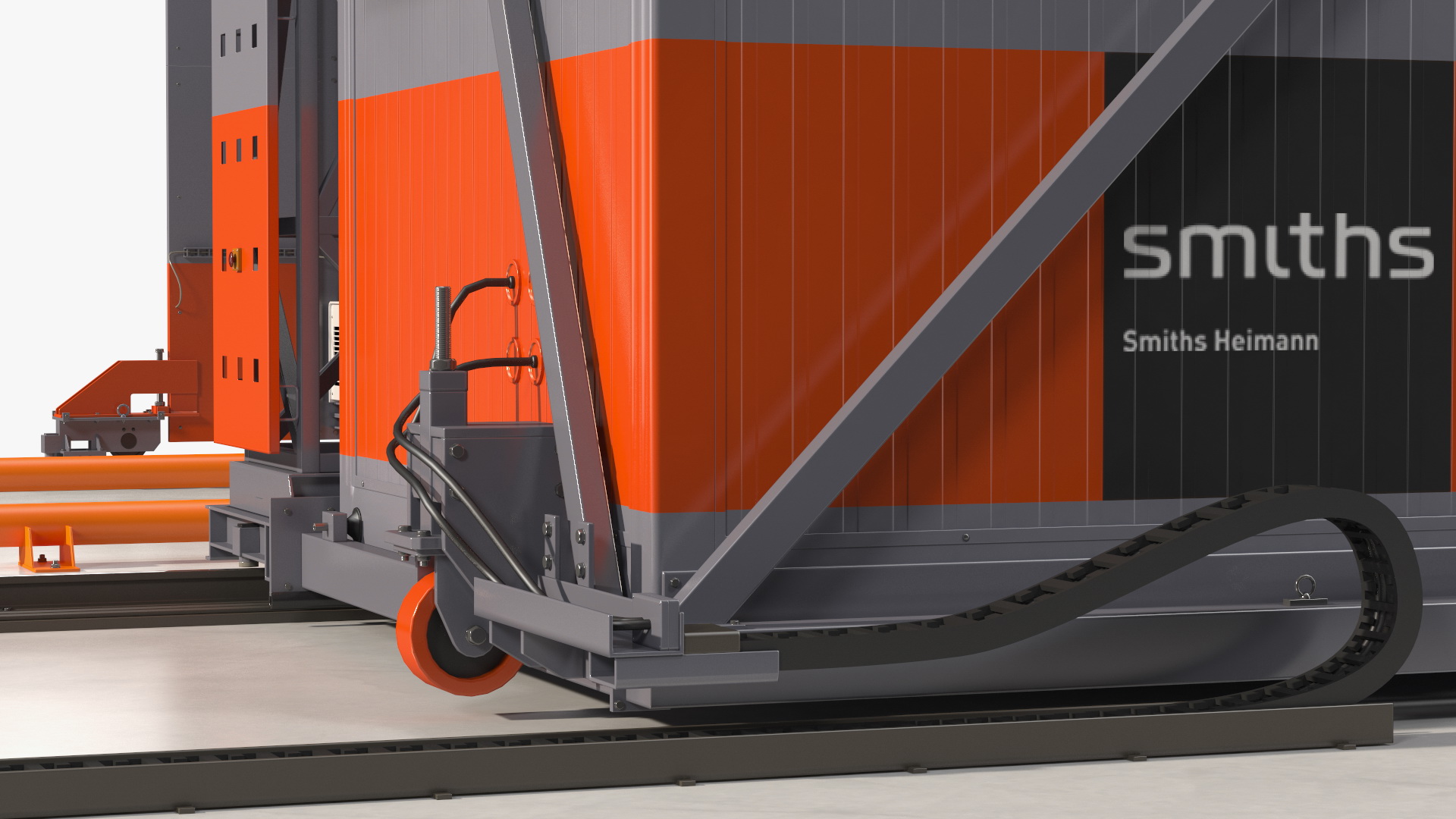 Smiths Detection Freight Scanner HCVG Rigged 3D model