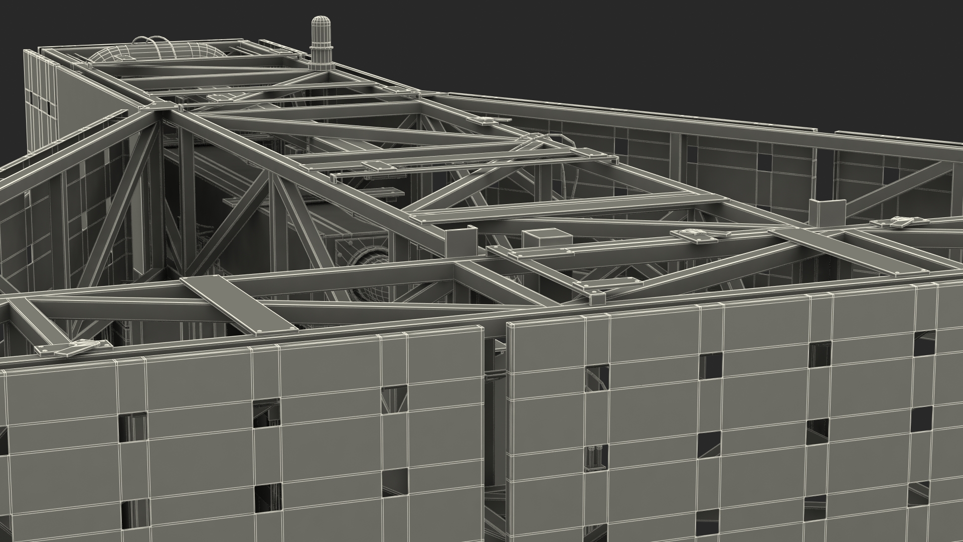 Smiths Detection Freight Scanner HCVG Rigged 3D model