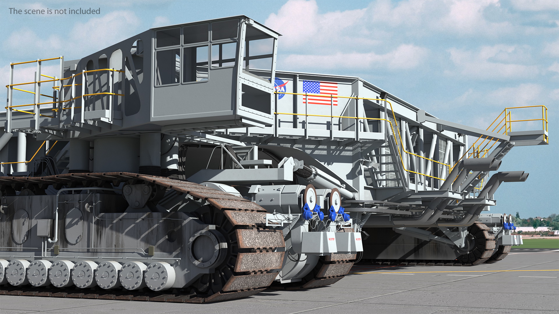 3D NASA Missile Crawler Transporter Facilities model