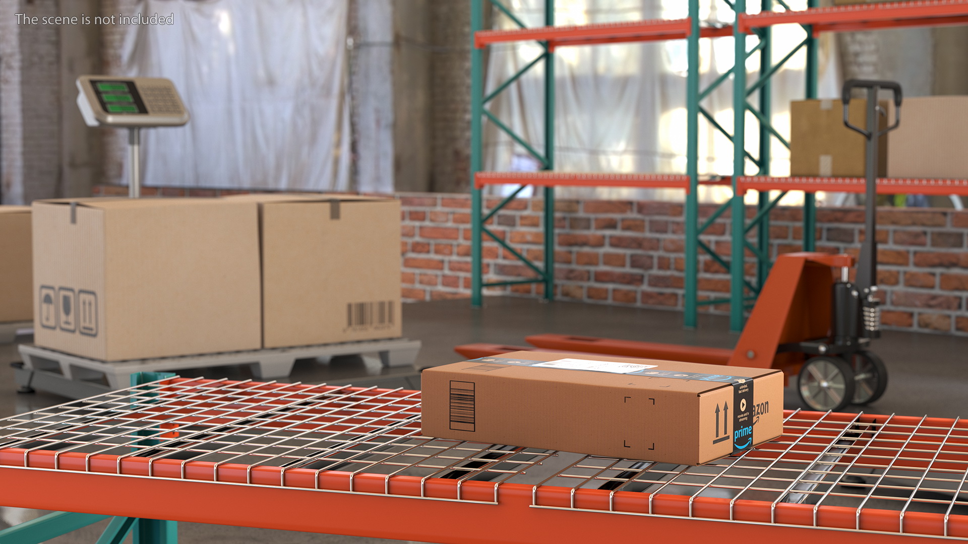 Amazon Parcels Box 41x26x10 3D