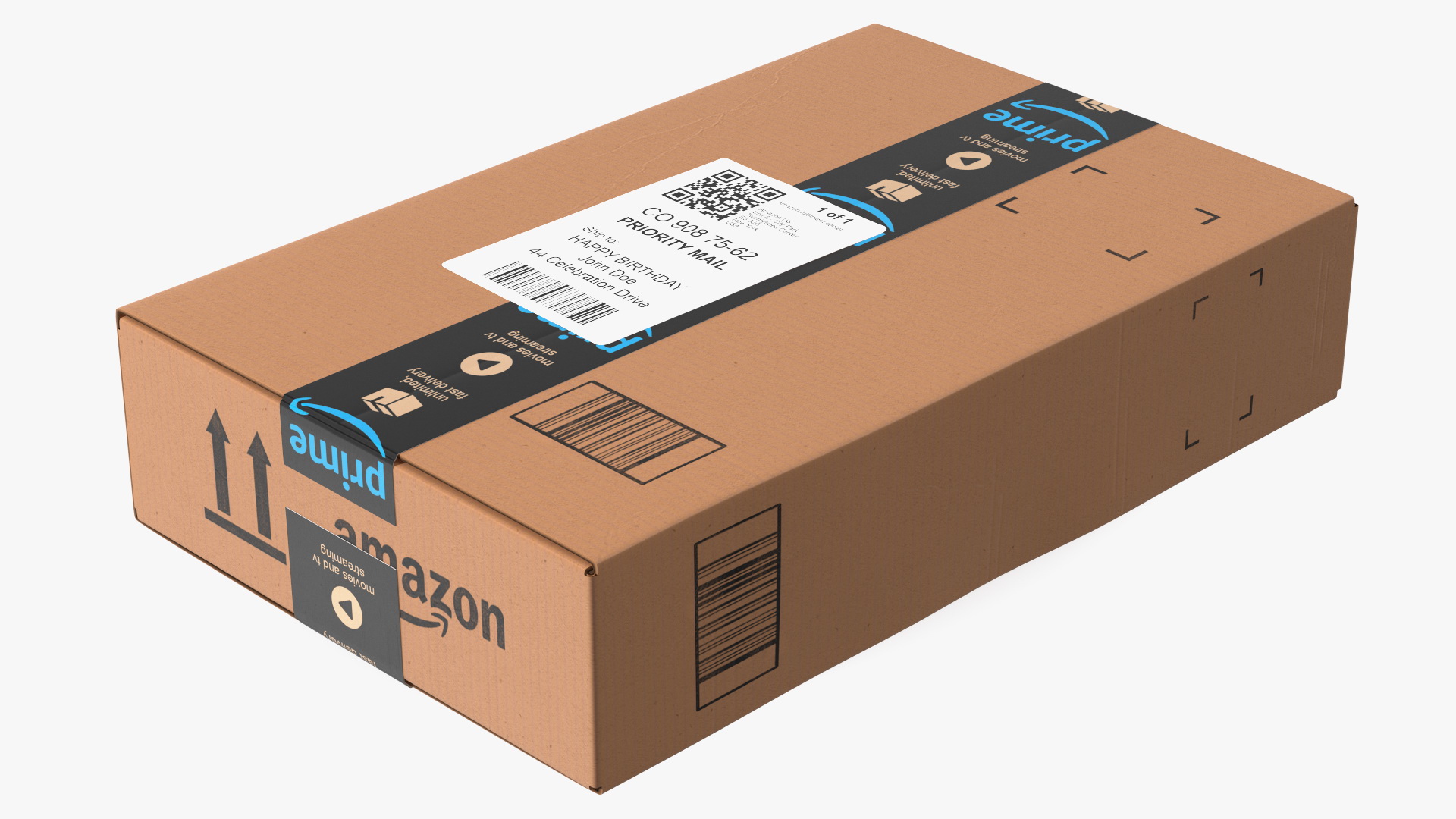 Amazon Parcels Box 41x26x10 3D