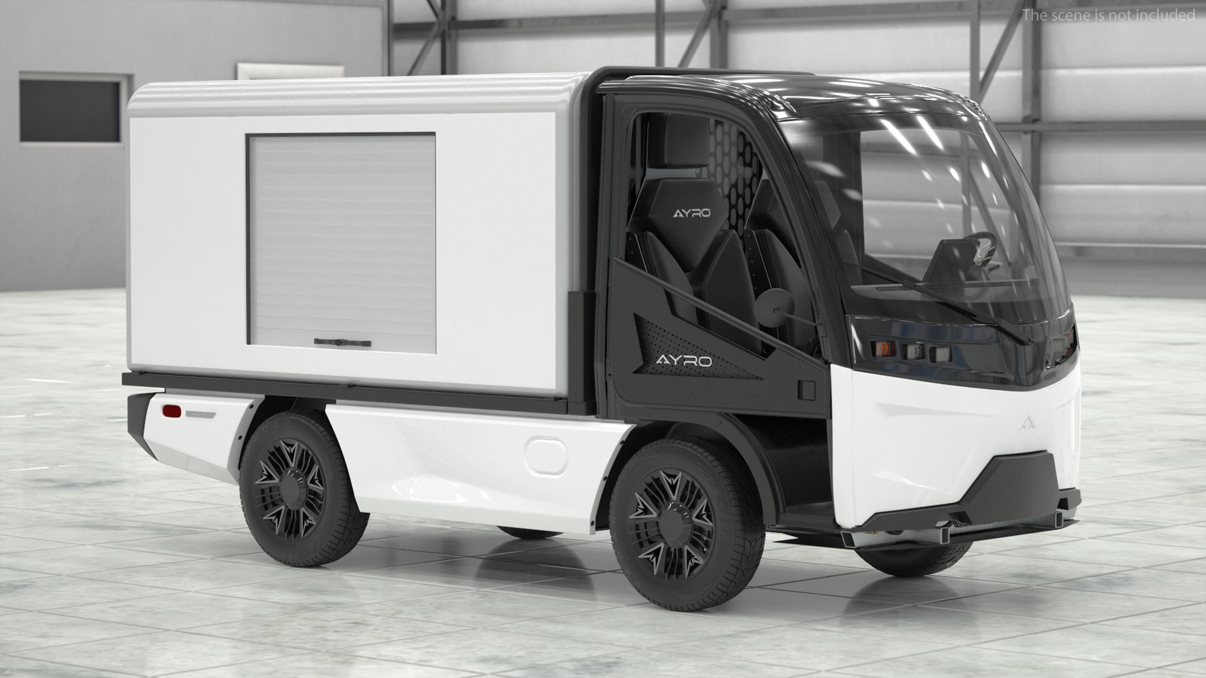 AYRO Vanish Electric Mini Box Truck Rigged 3D