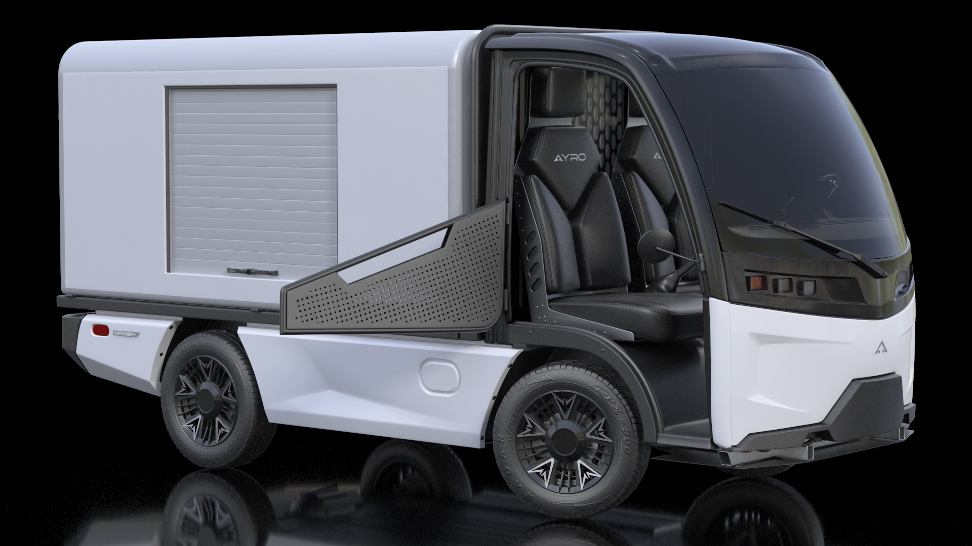 AYRO Vanish Electric Mini Box Truck Rigged 3D