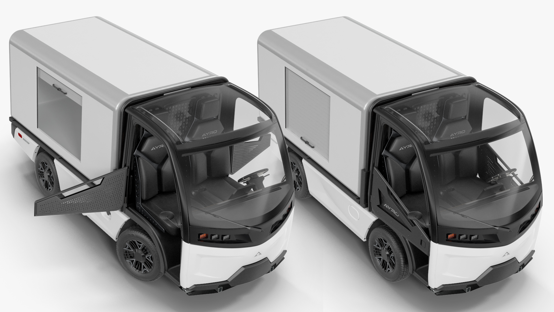 AYRO Vanish Electric Mini Box Truck Rigged 3D
