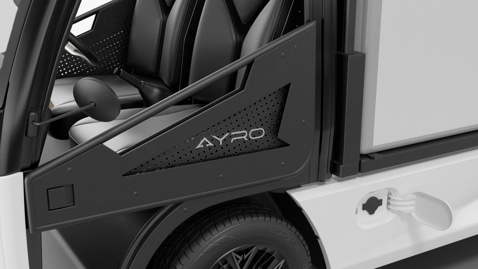 AYRO Vanish Electric Mini Box Truck Rigged 3D