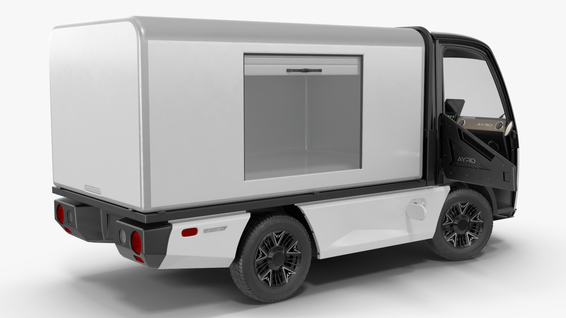 AYRO Vanish Electric Mini Box Truck Rigged 3D