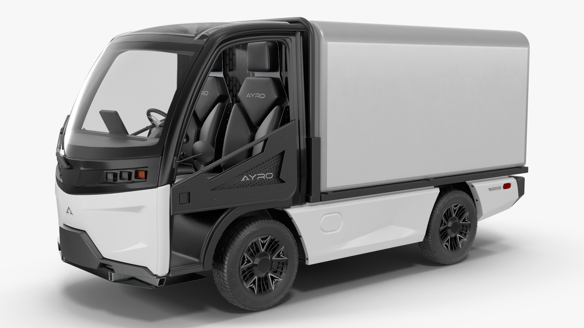 AYRO Vanish Electric Mini Box Truck Rigged 3D