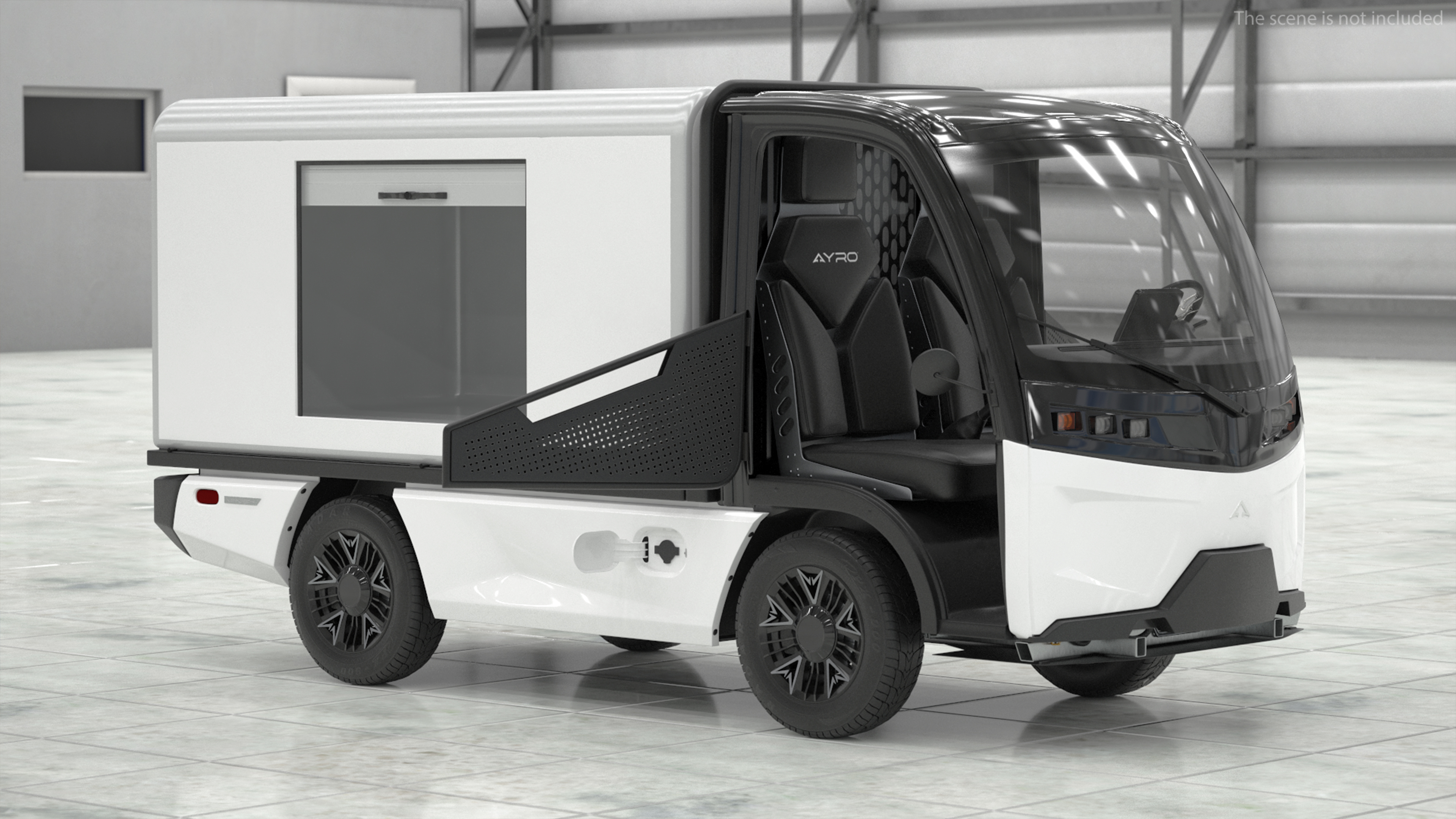 AYRO Vanish Electric Mini Box Truck Rigged 3D