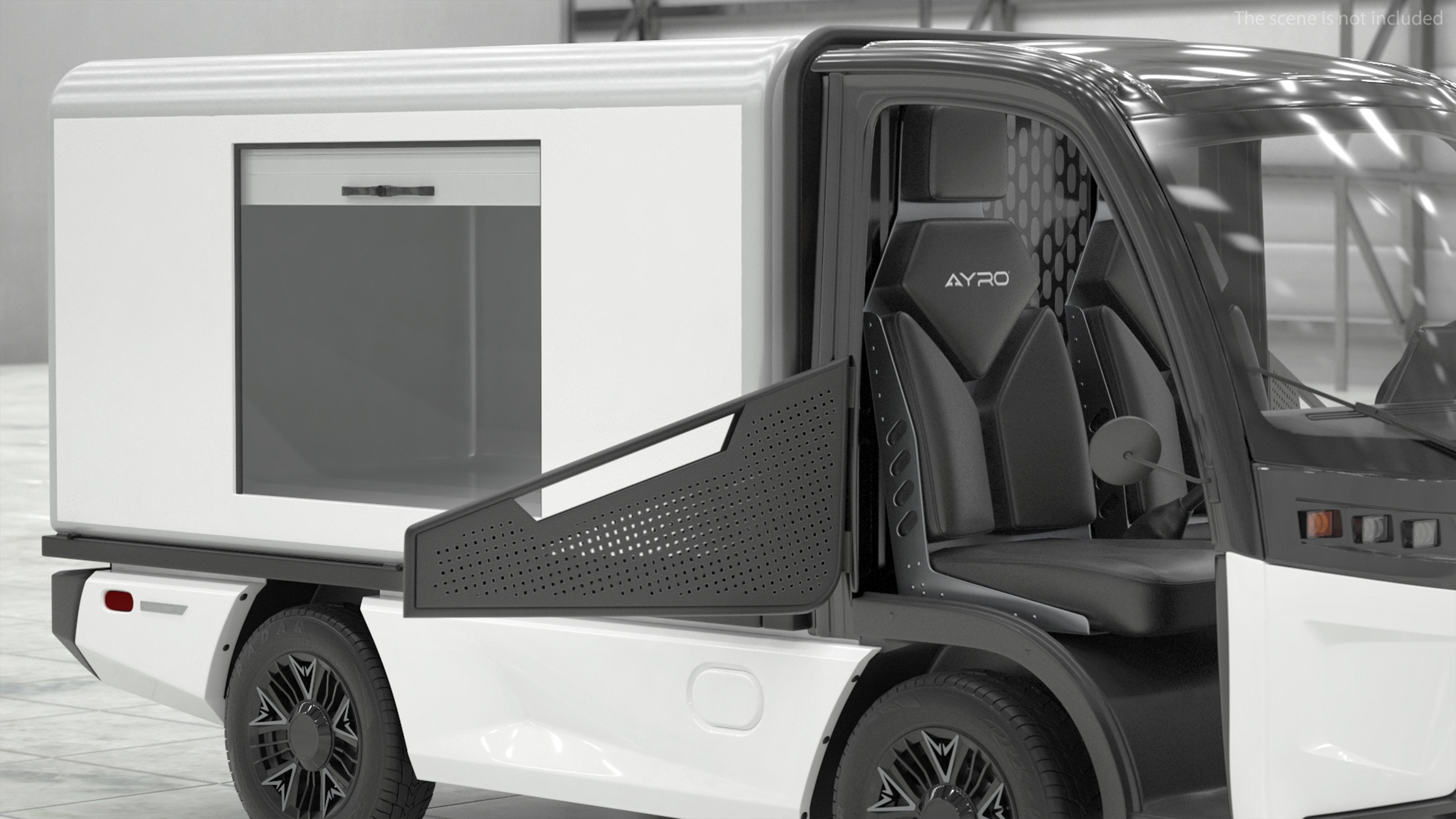 AYRO Vanish Electric Mini Box Truck Rigged 3D