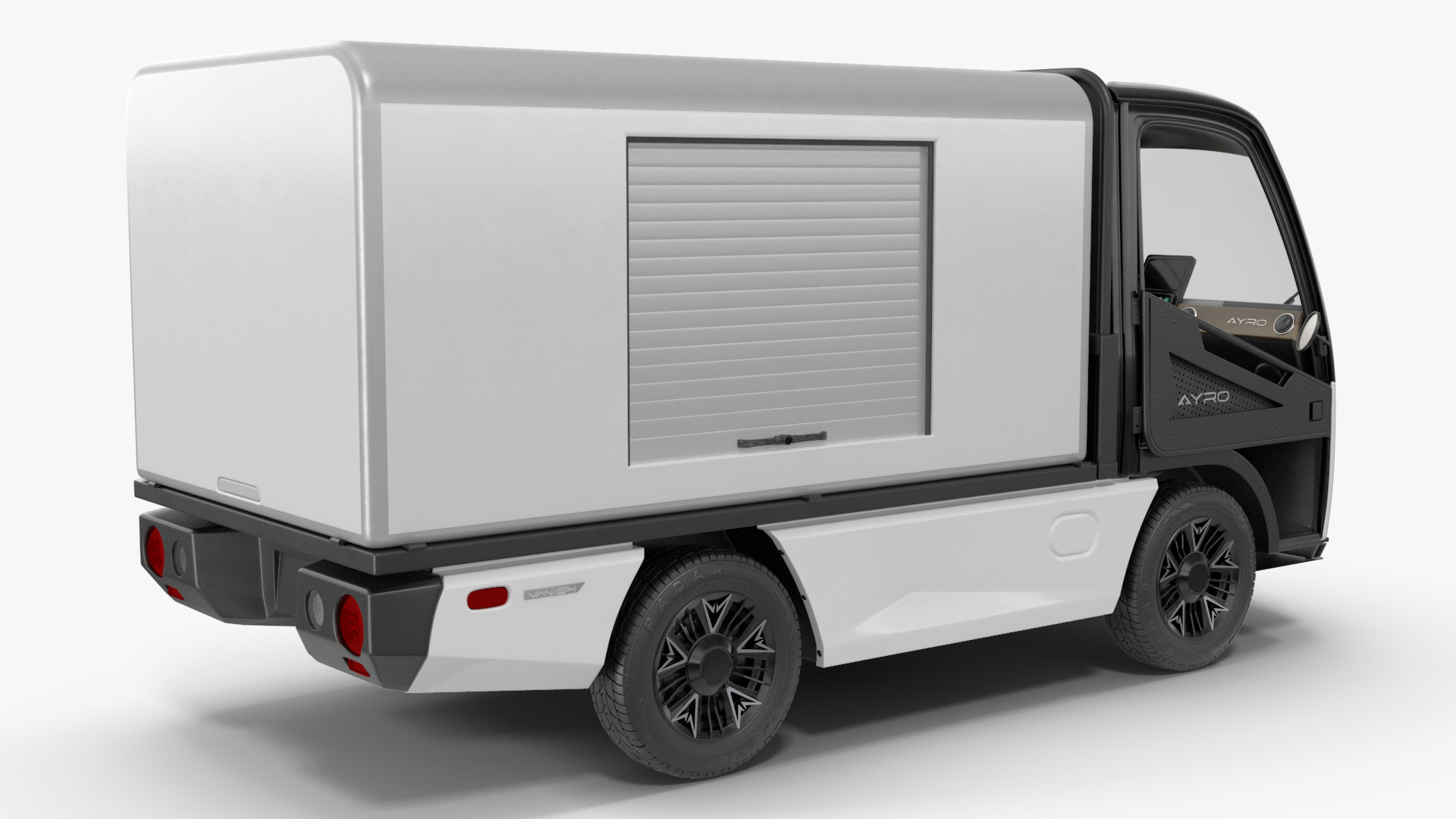 AYRO Vanish Electric Mini Box Truck Rigged 3D