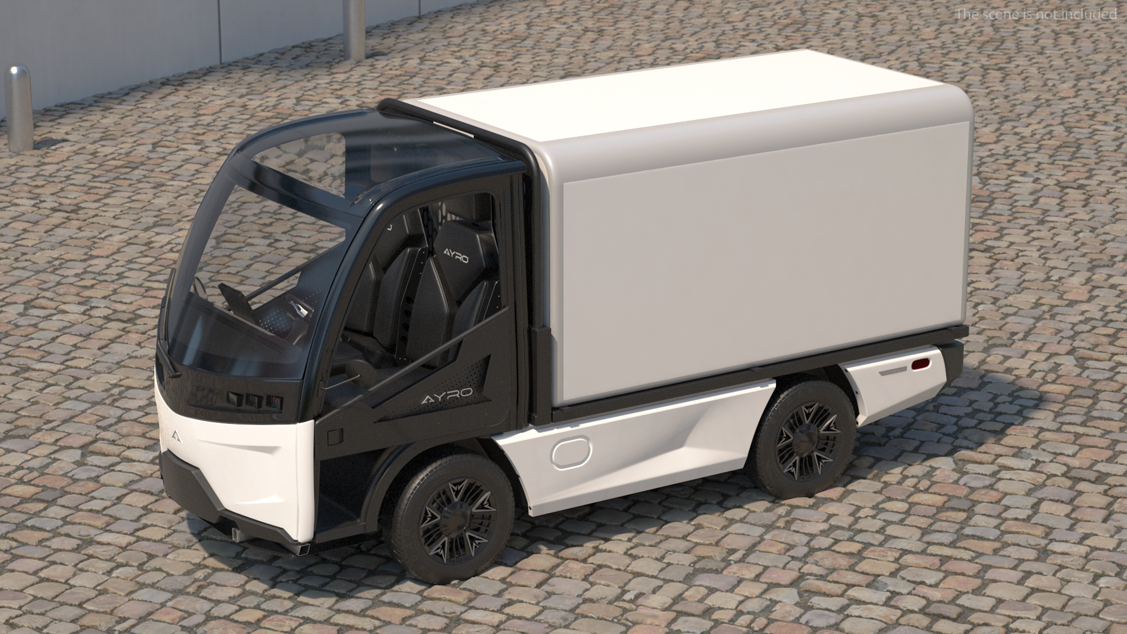 AYRO Vanish Electric Mini Box Truck Rigged 3D