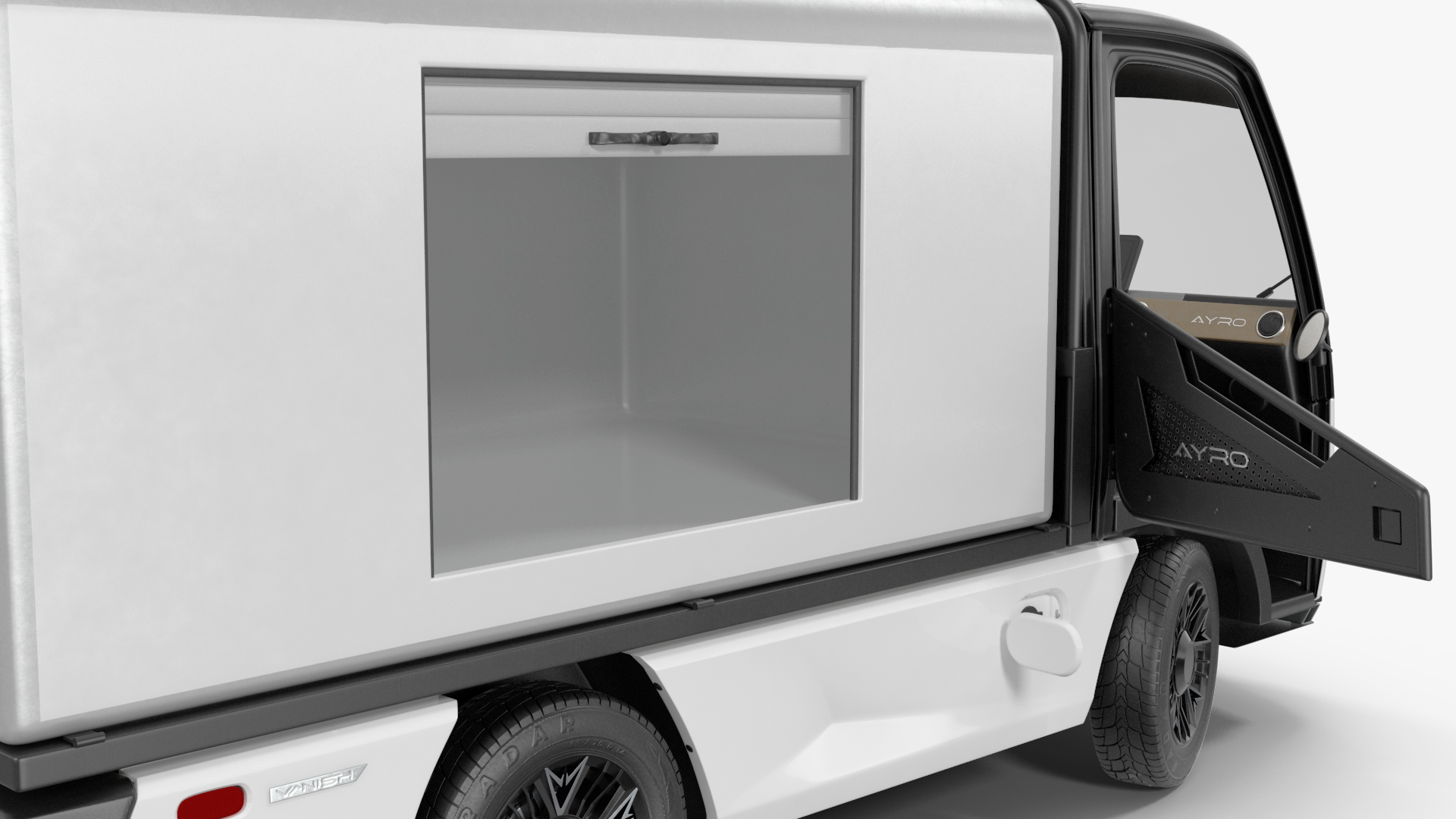 AYRO Vanish Electric Mini Box Truck Rigged 3D