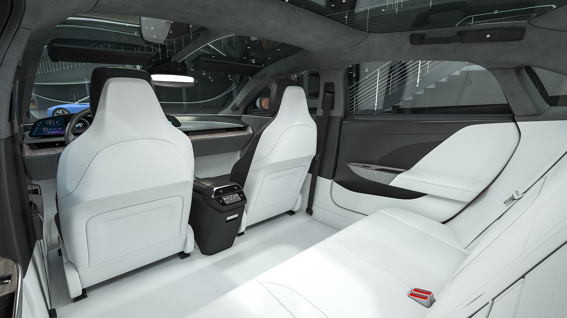 3D Lucid Air 2021 Electric Luxury Sedan Rigged model
