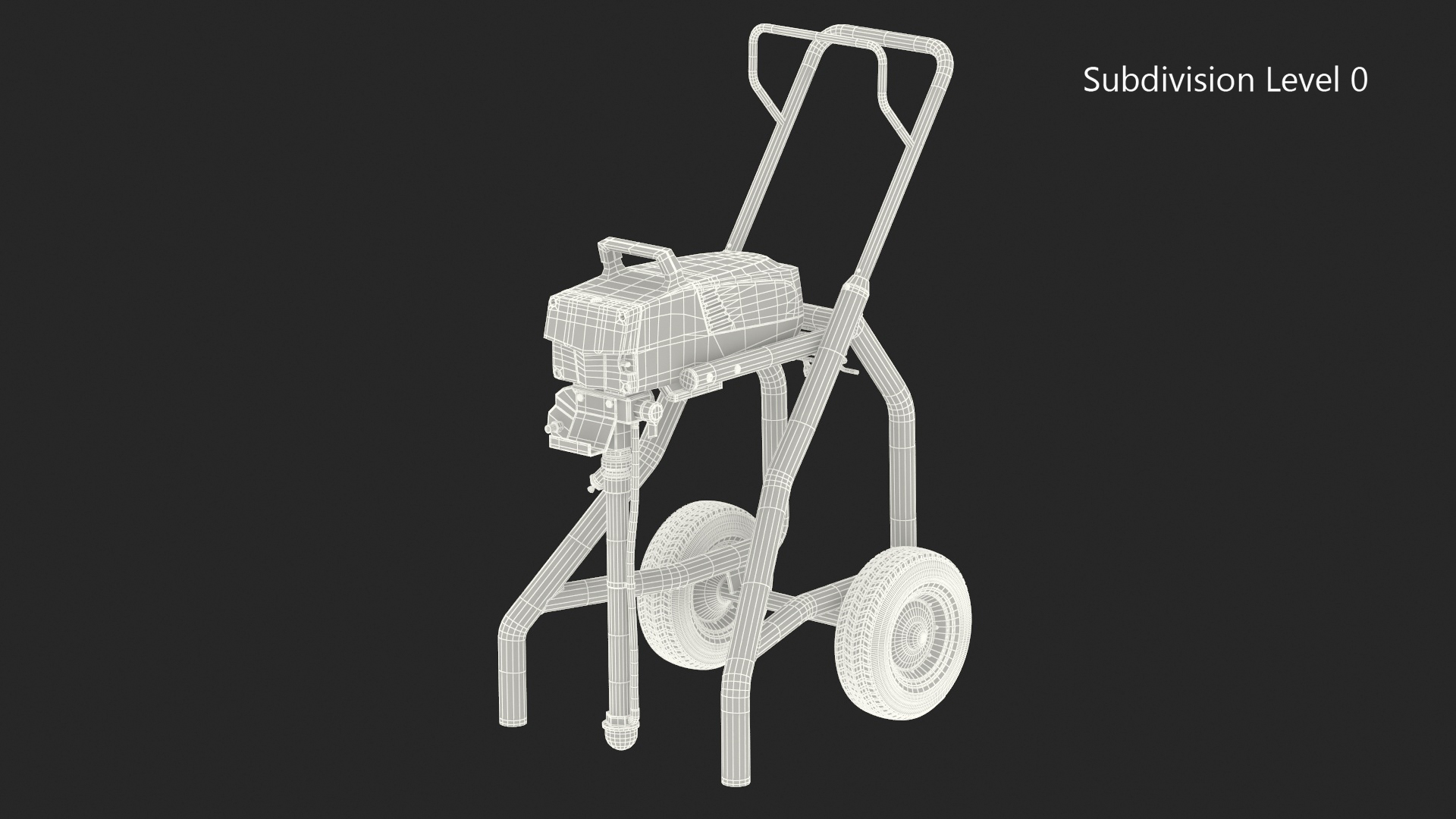 3D model Electric Airless Paint Sprayer