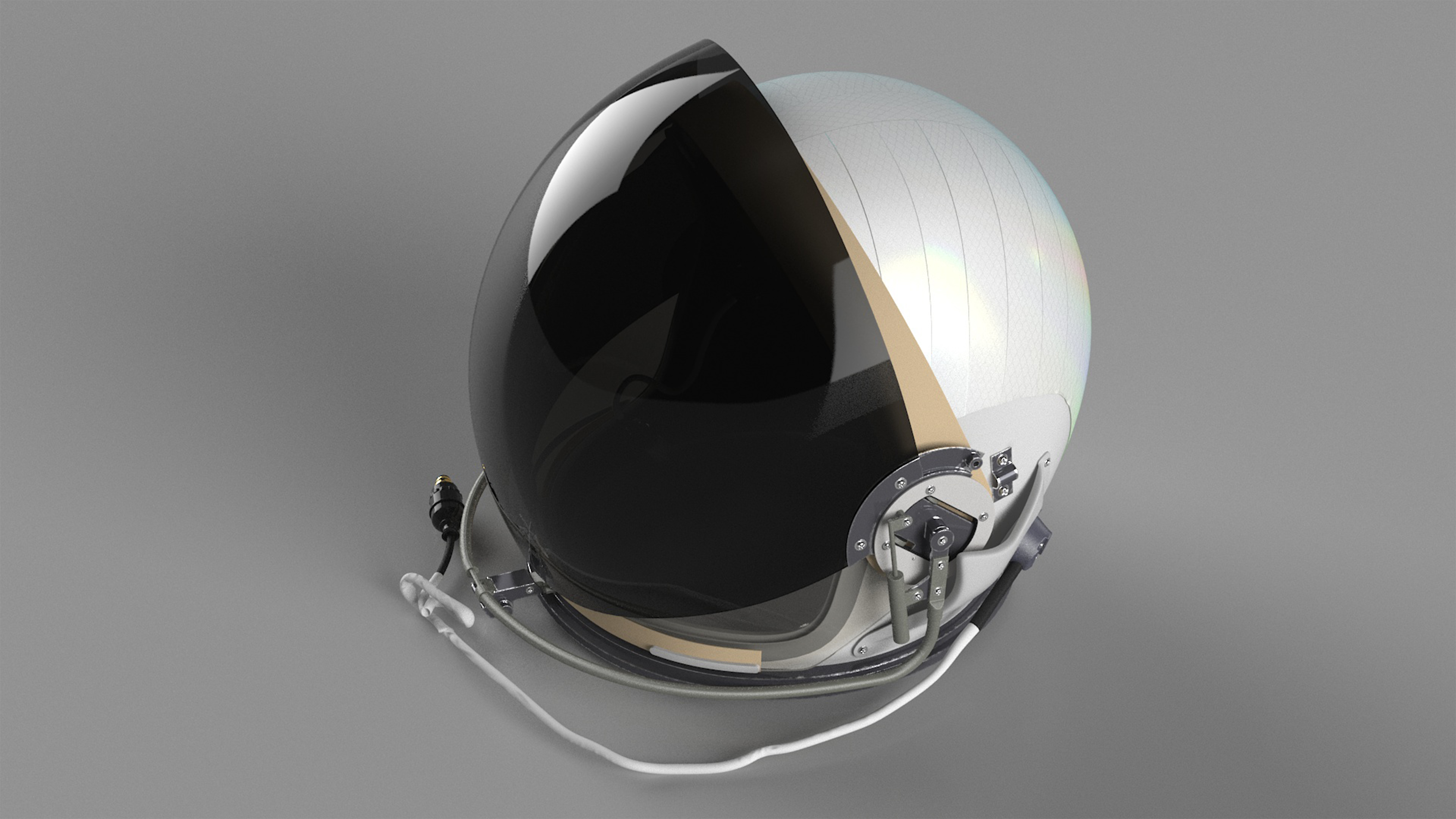 3D Astronaut Helmet Rigged model