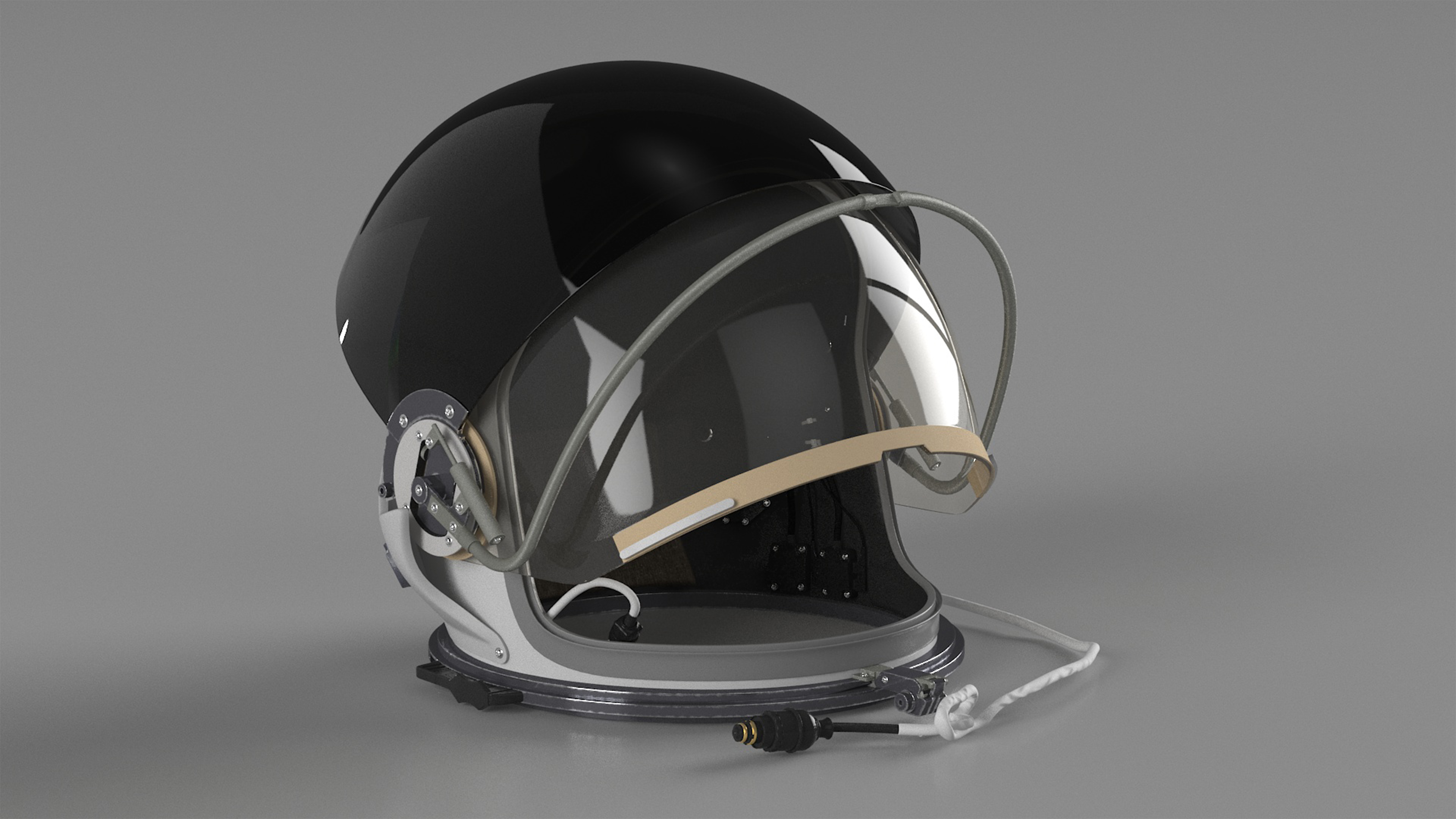 3D Astronaut Helmet Rigged model