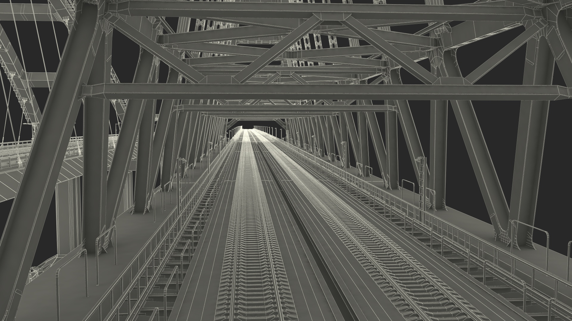 3D model Fragment of the Crimean Bridge