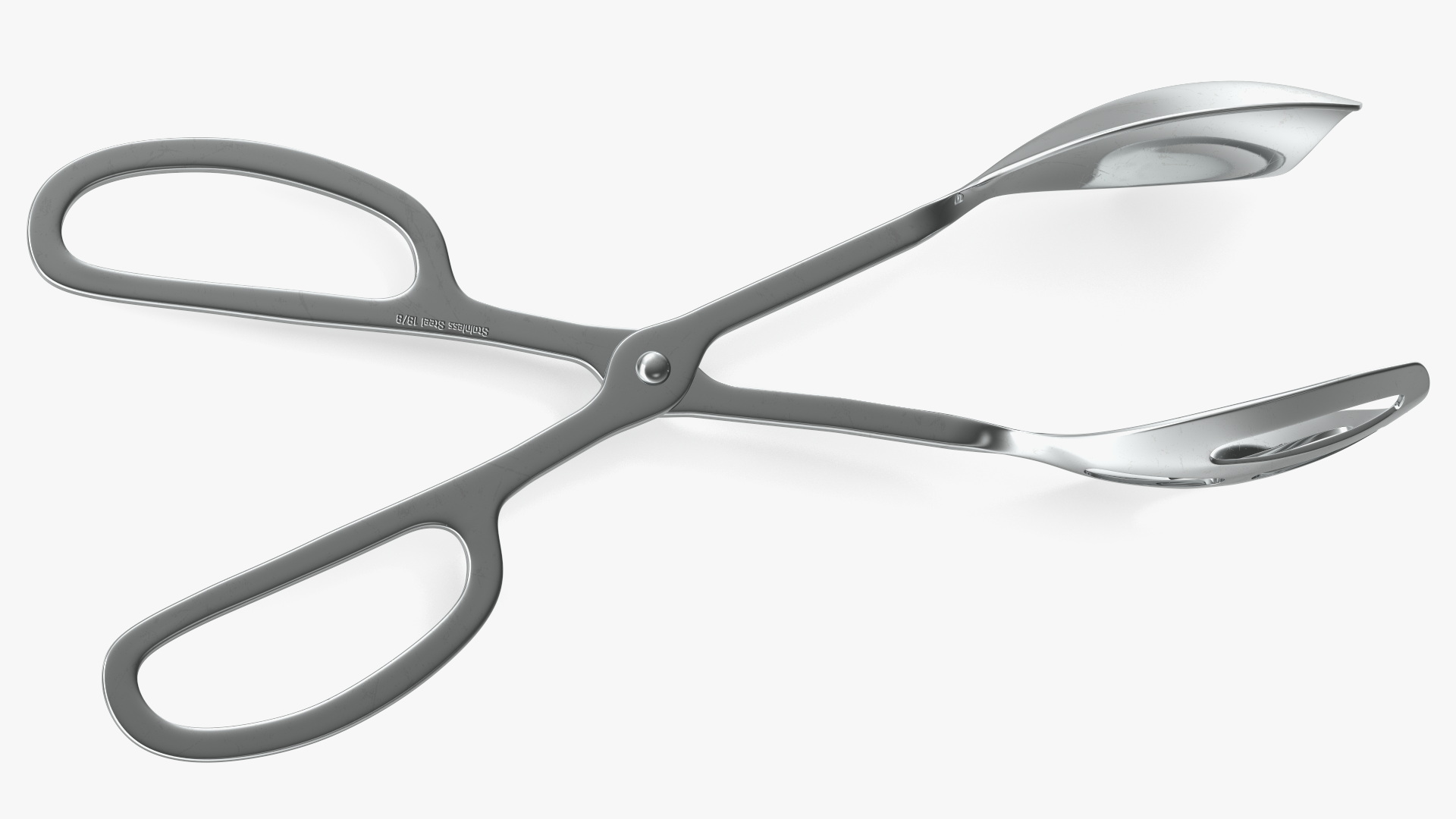 Serving Tongs Stainless Steel 3D model