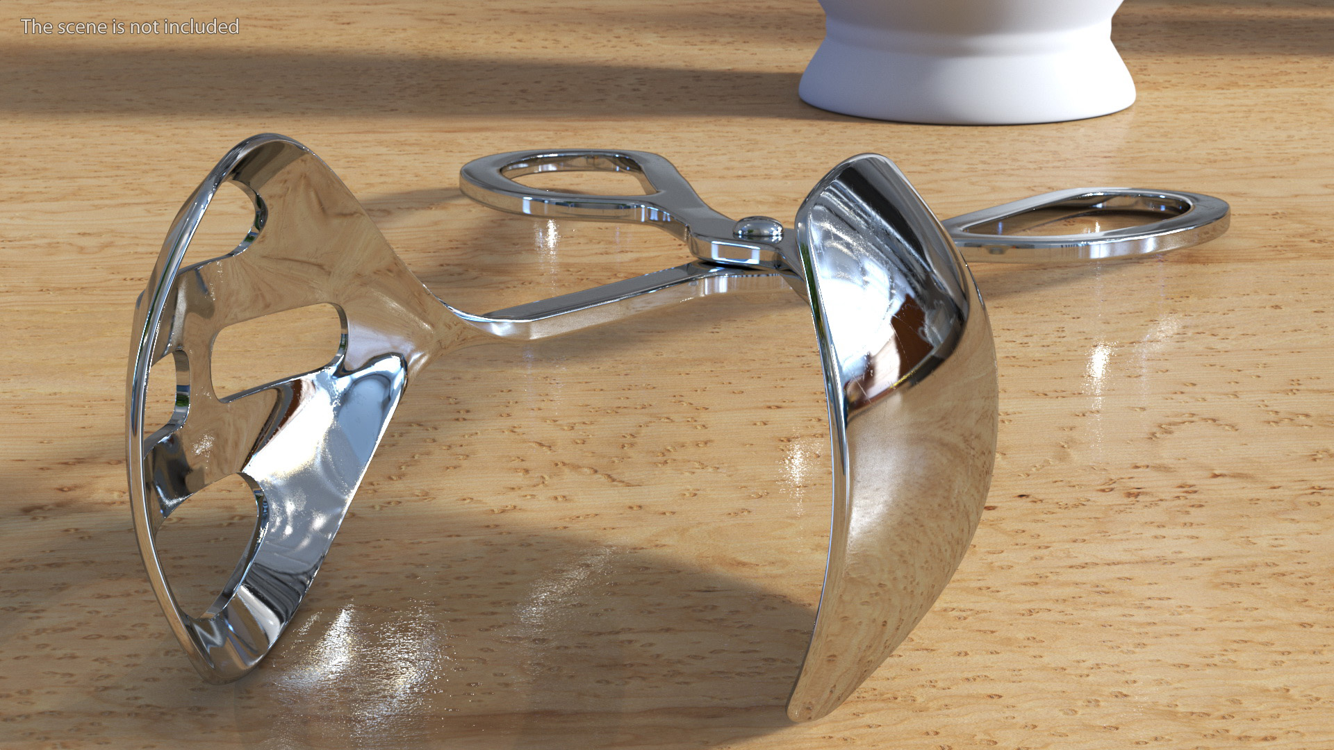 Serving Tongs Stainless Steel 3D model