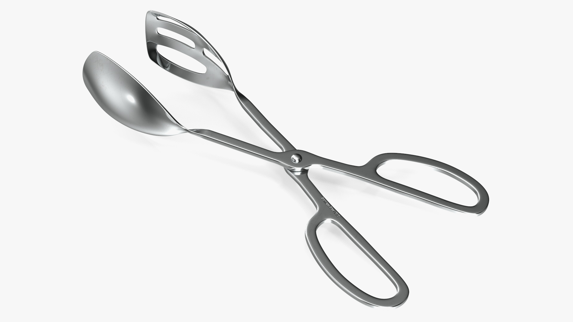Serving Tongs Stainless Steel 3D model