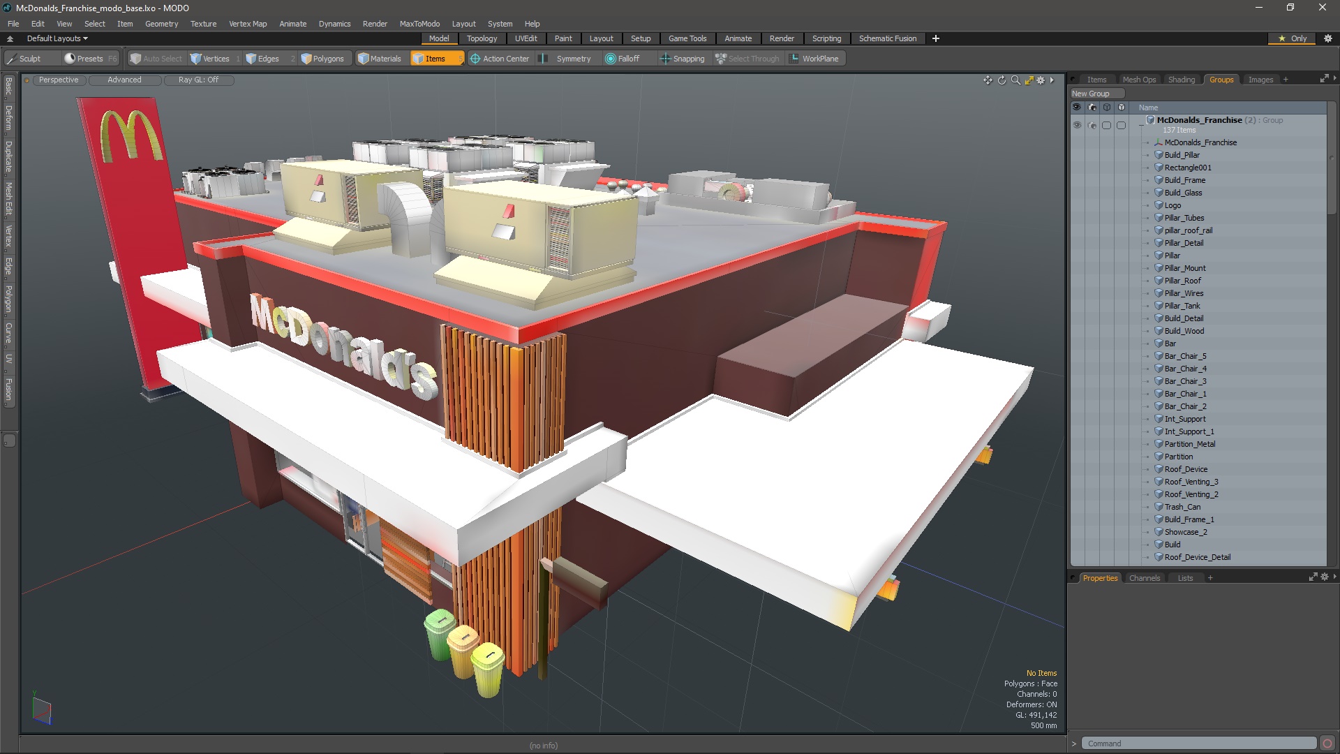 McDonalds Franchise 3D model