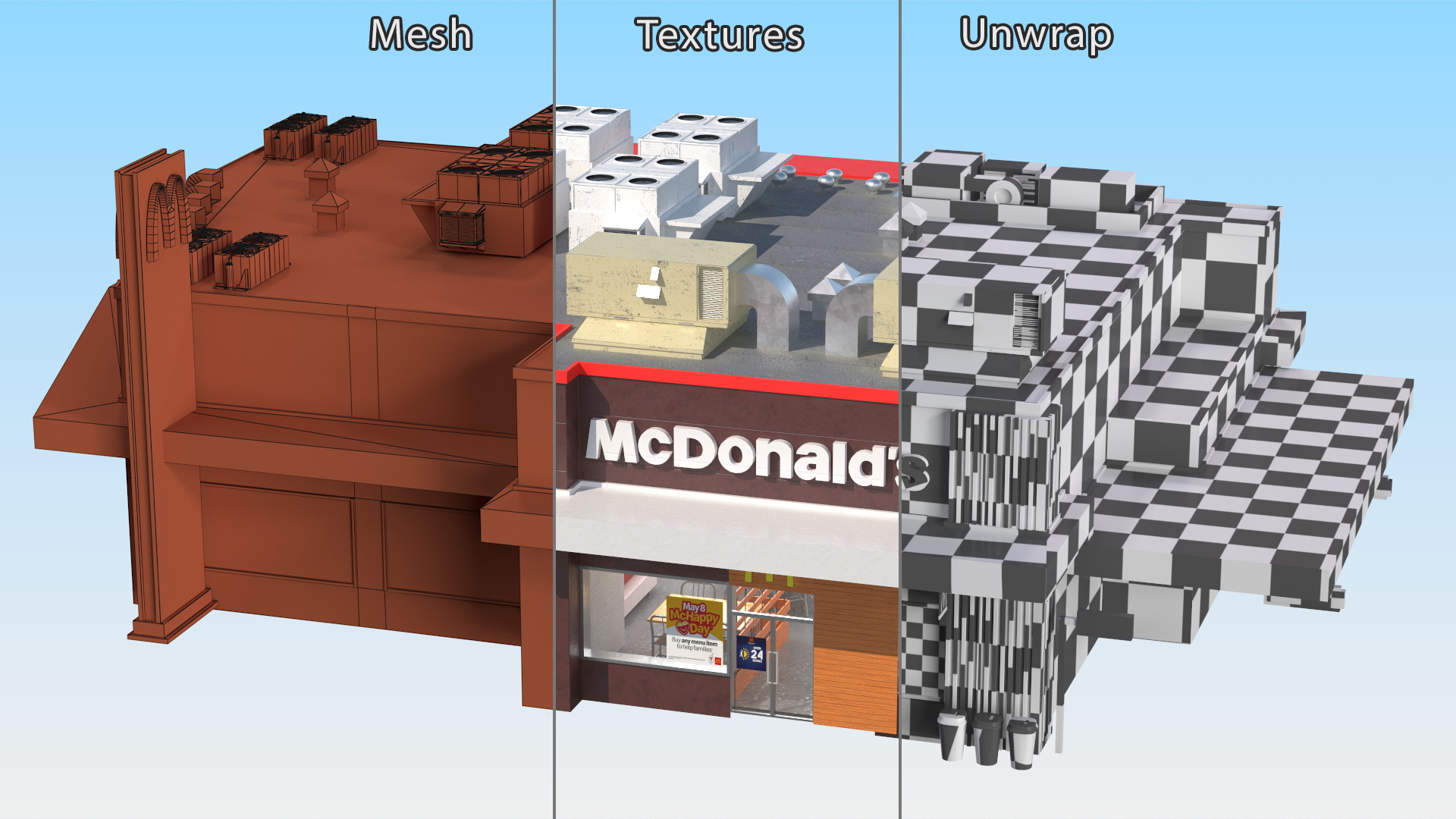 McDonalds Franchise 3D model