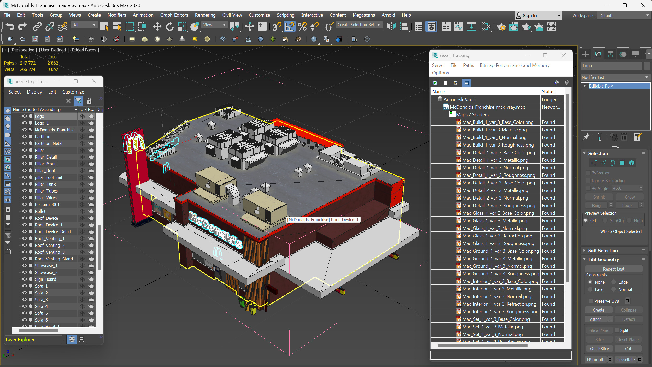 McDonalds Franchise 3D model