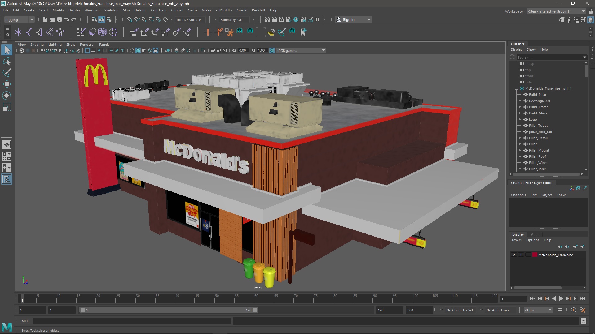 McDonalds Franchise 3D model