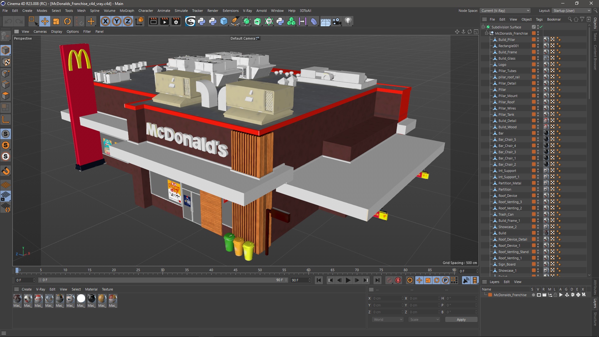 McDonalds Franchise 3D model