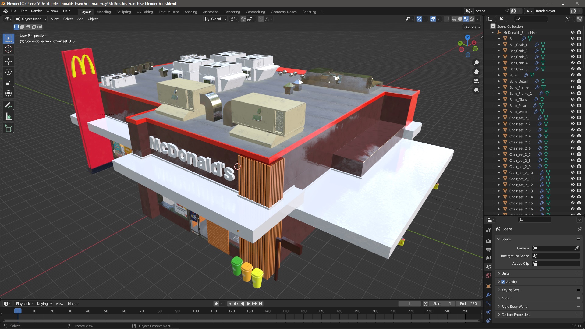 McDonalds Franchise 3D model