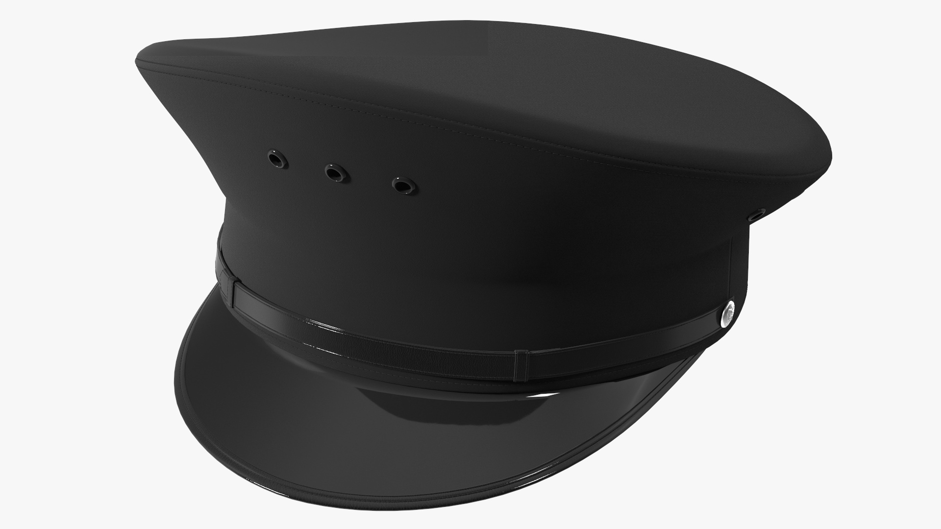3D Police Officer Service Cap