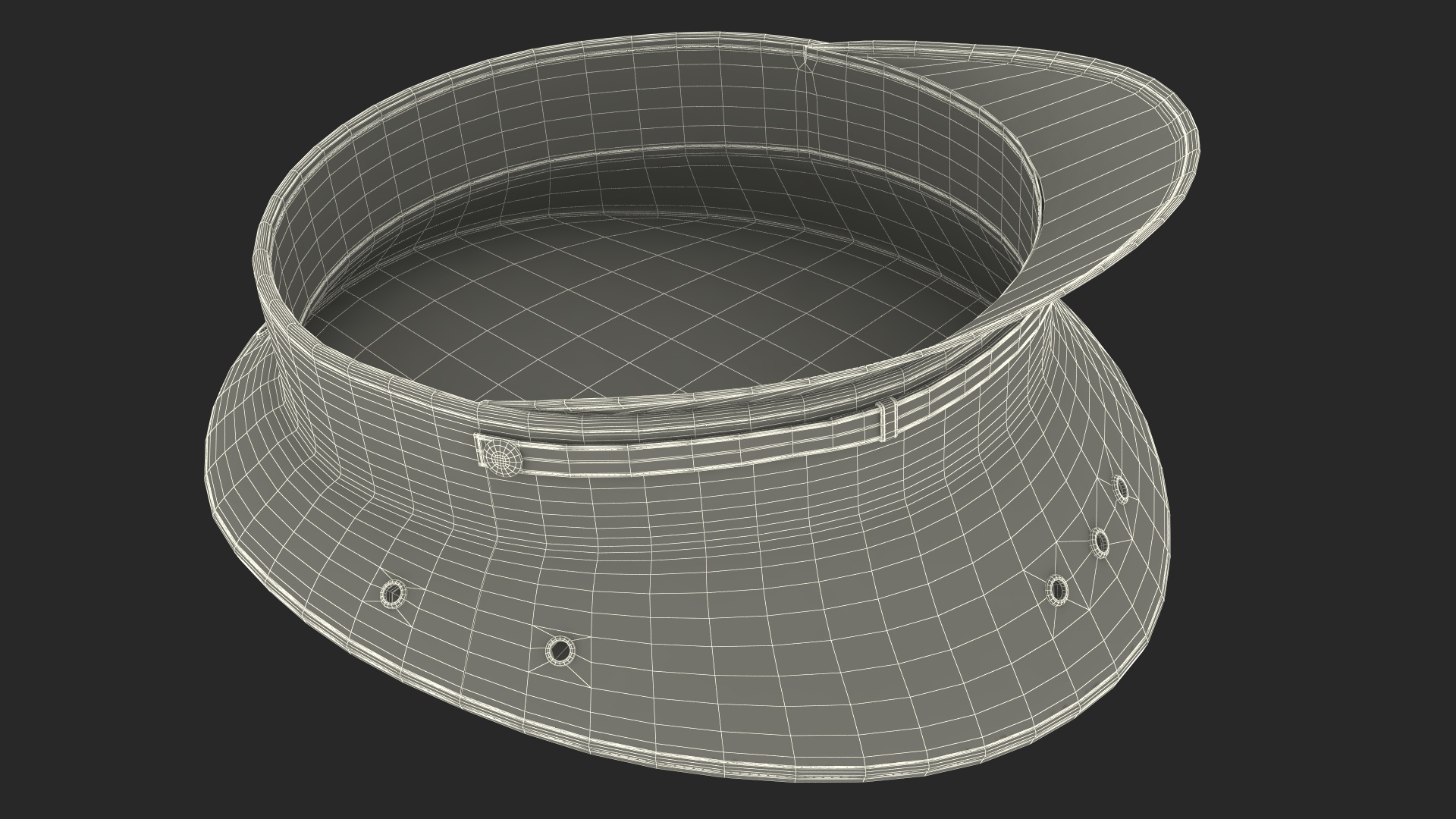 3D Police Officer Service Cap