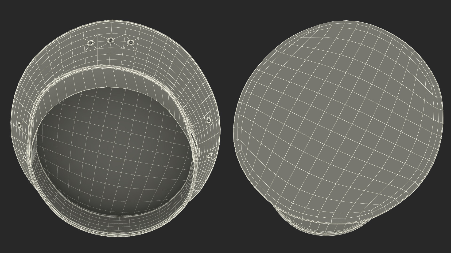 3D Police Officer Service Cap