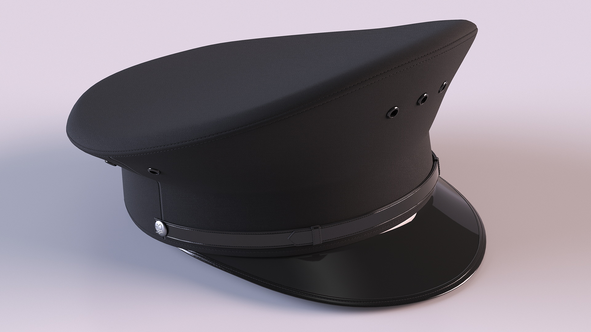 3D Police Officer Service Cap