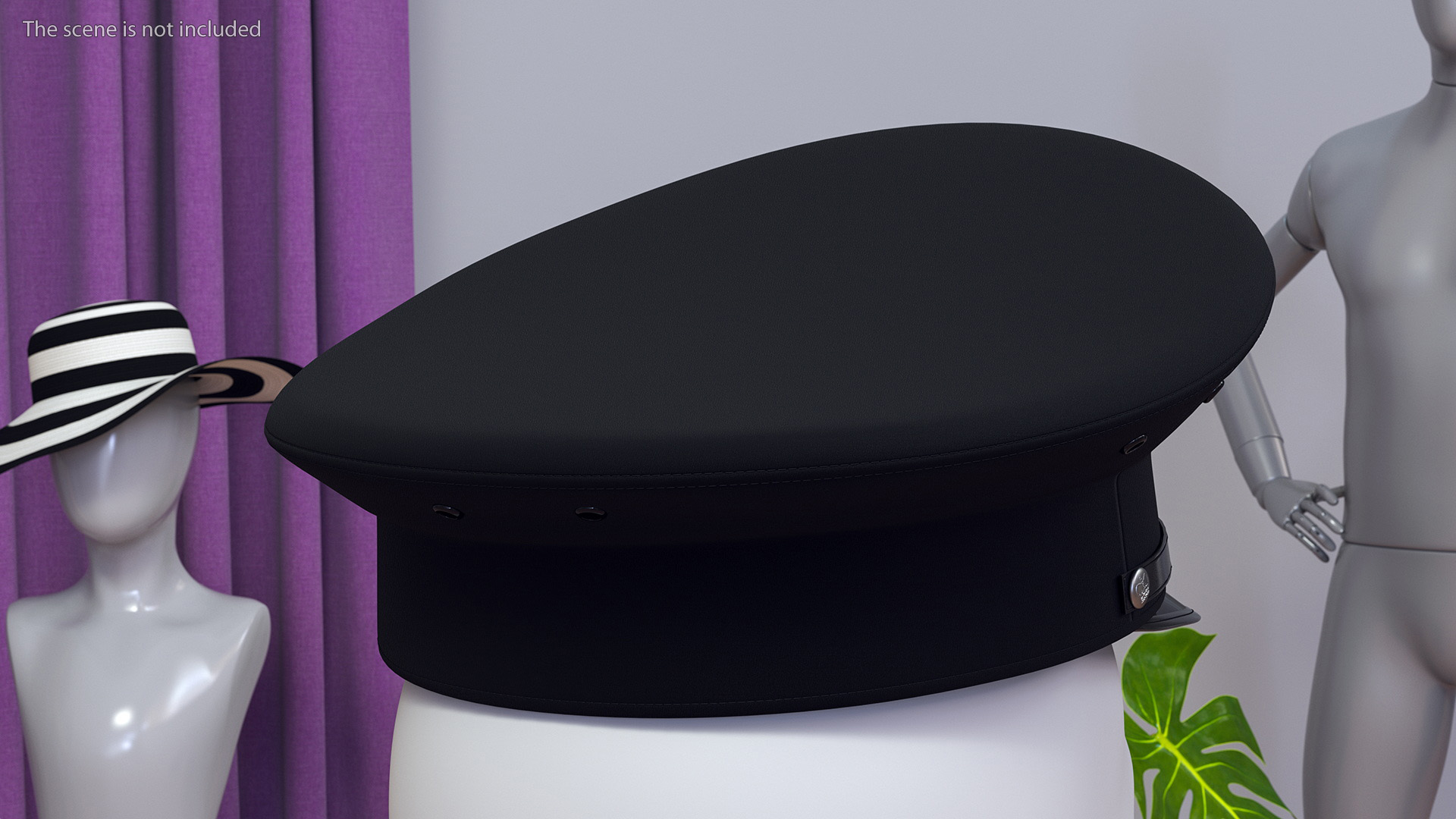 3D Police Officer Service Cap