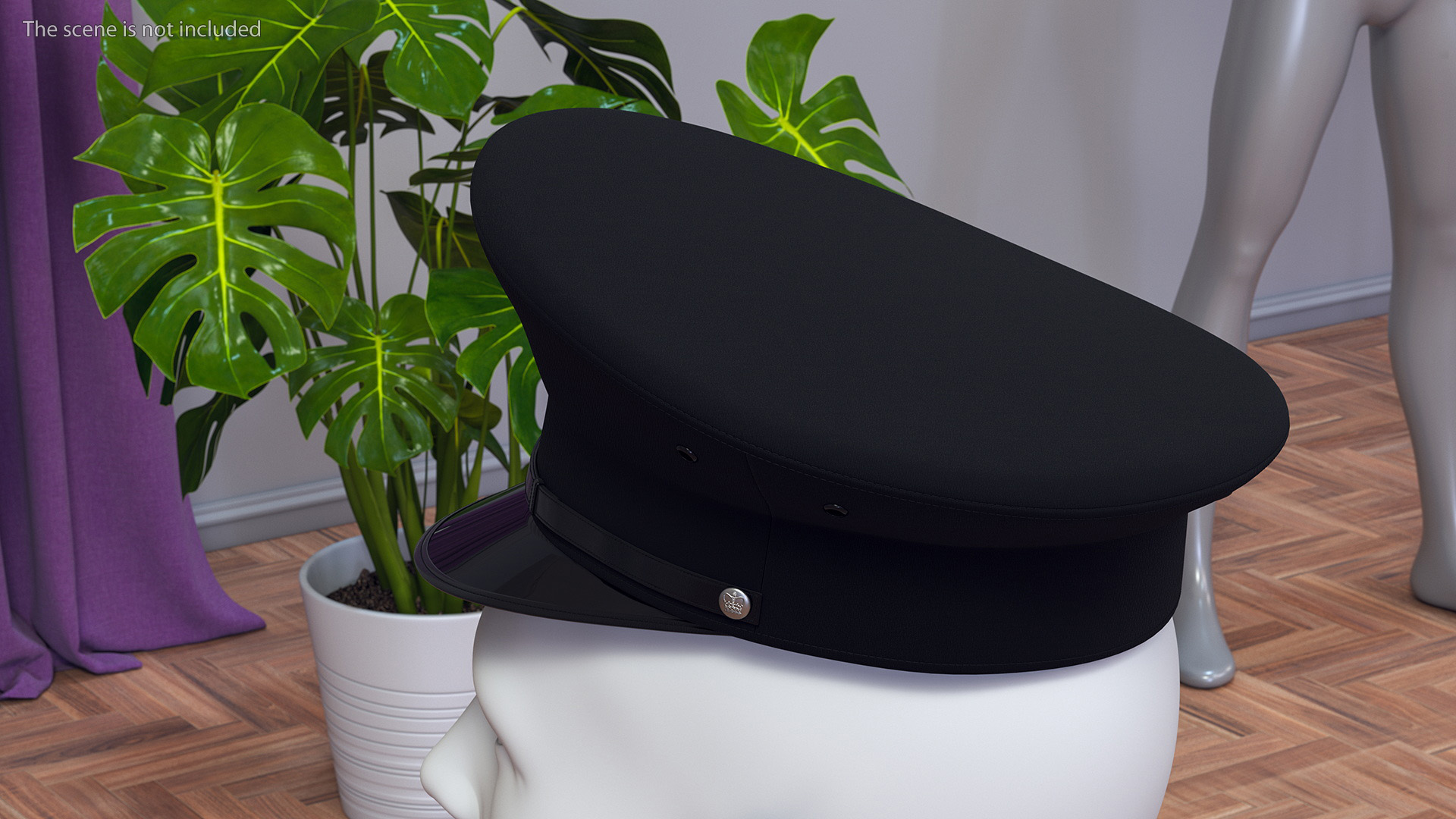3D Police Officer Service Cap