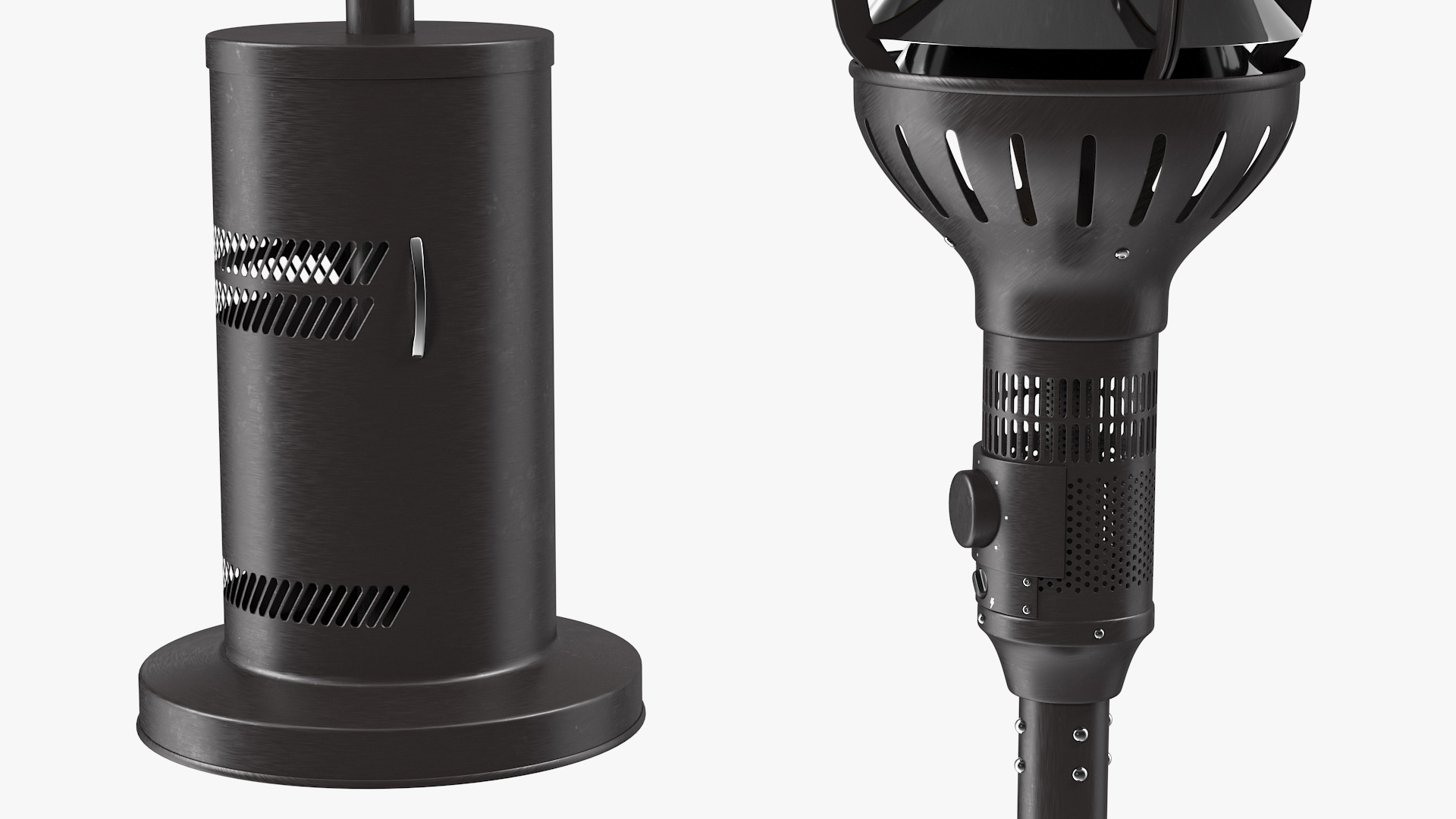 3D Portable Propane Gas Patio Heater On