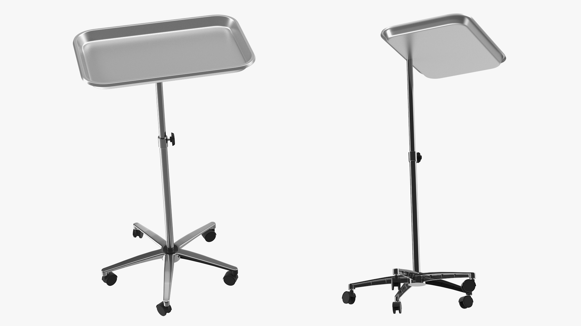 IV Stand with Tools Tray 3D model