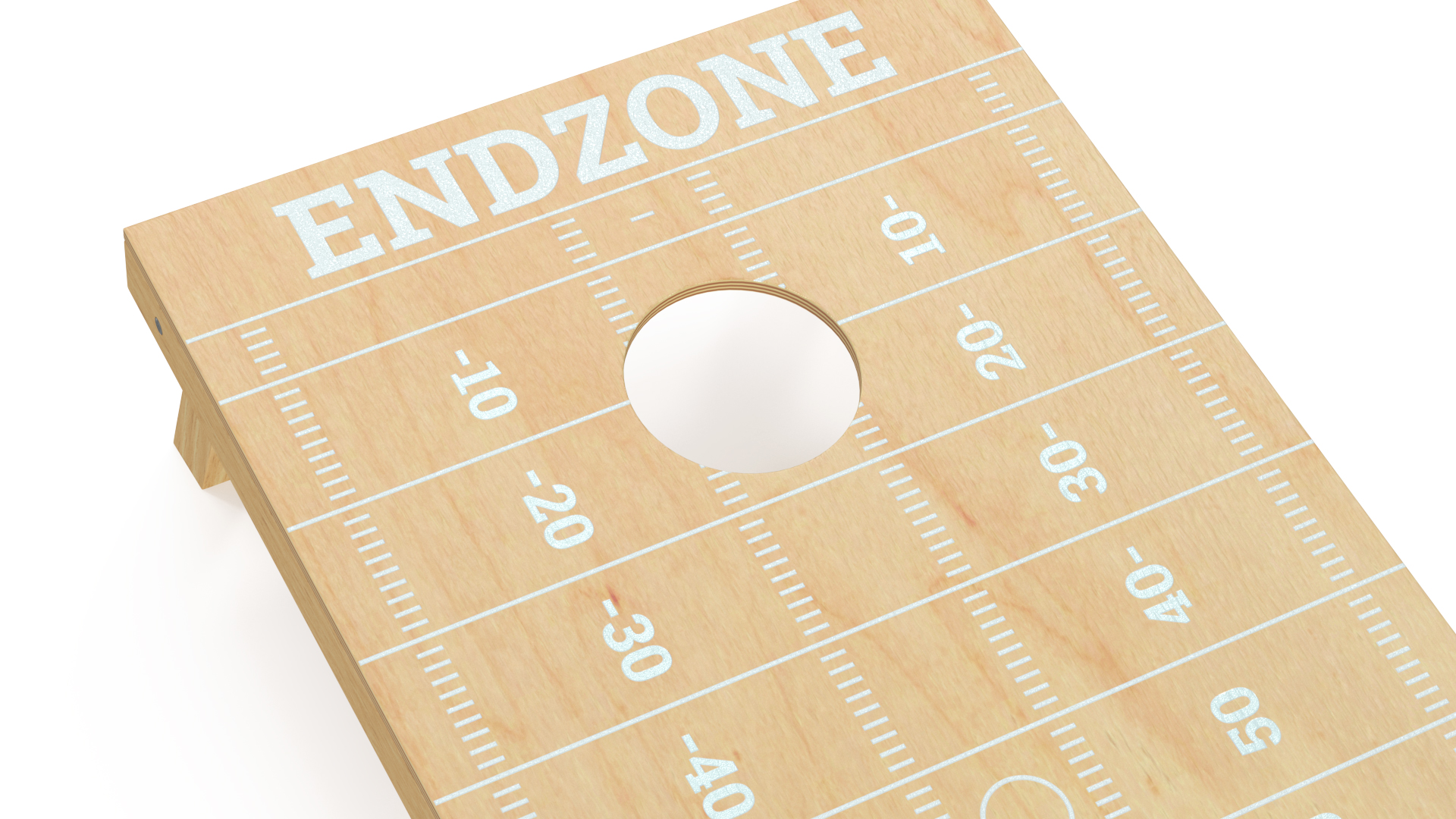 3D Wooden Cornhole Outdoor Game with Bean Bags model