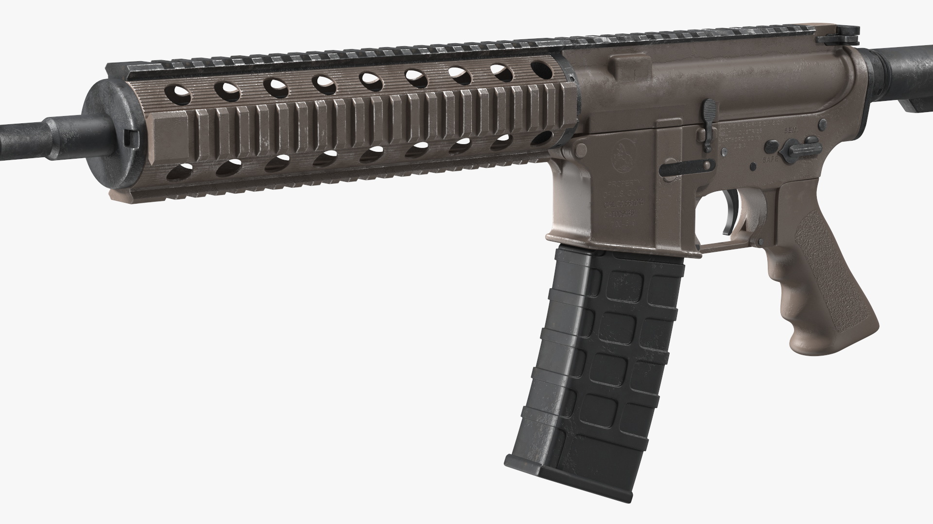 Modern Desert Rifle 3D model