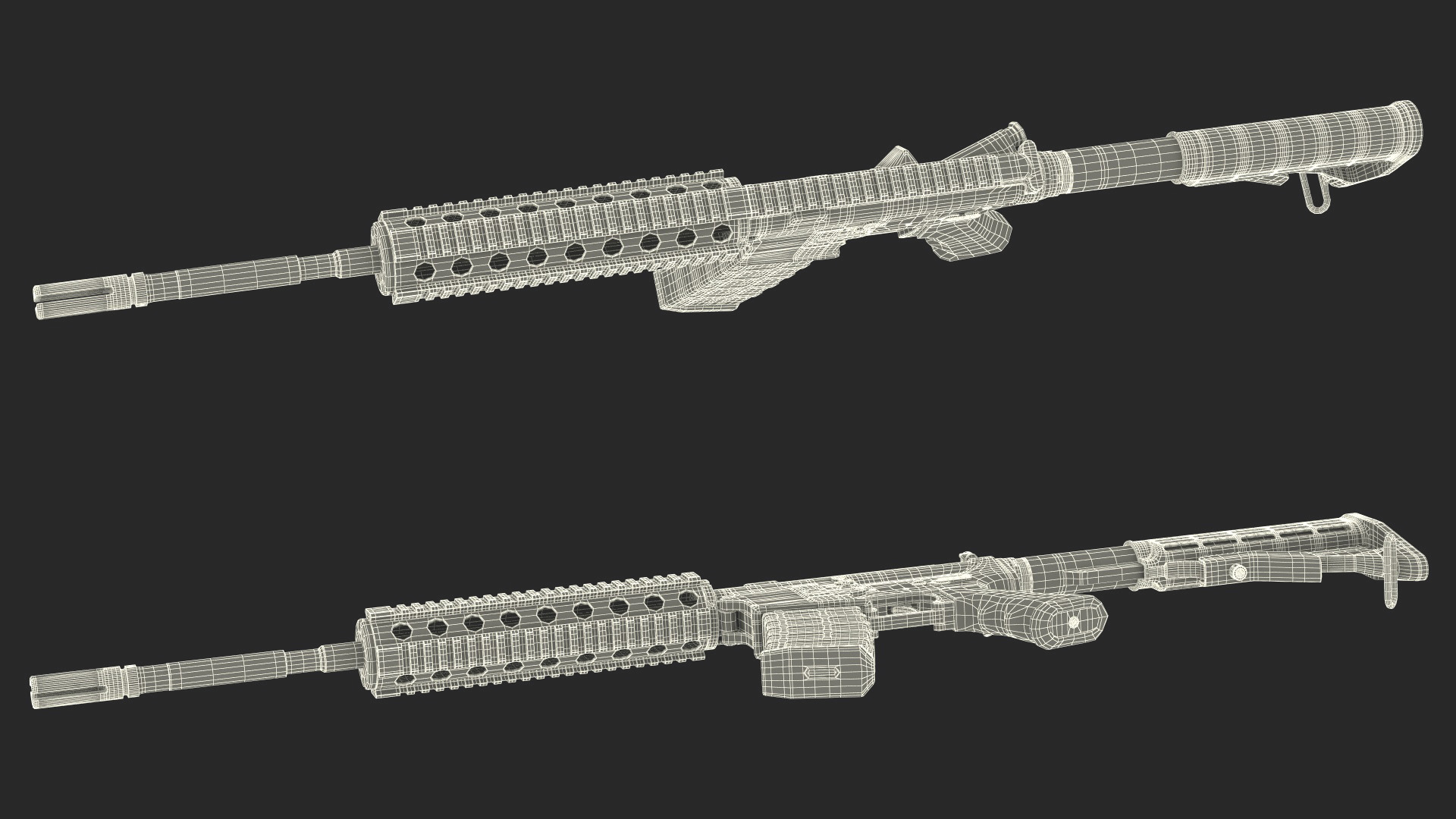 Modern Desert Rifle 3D model