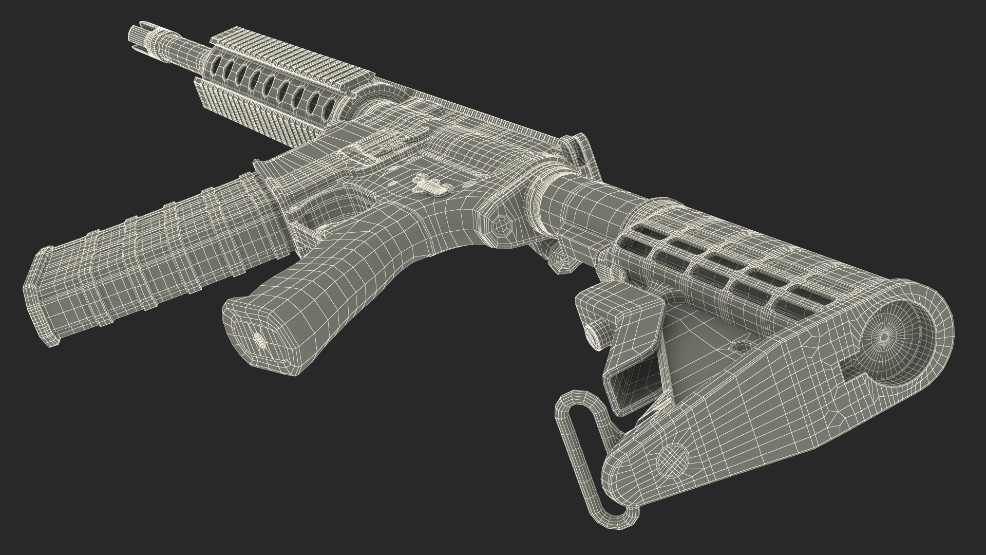 Modern Desert Rifle 3D model